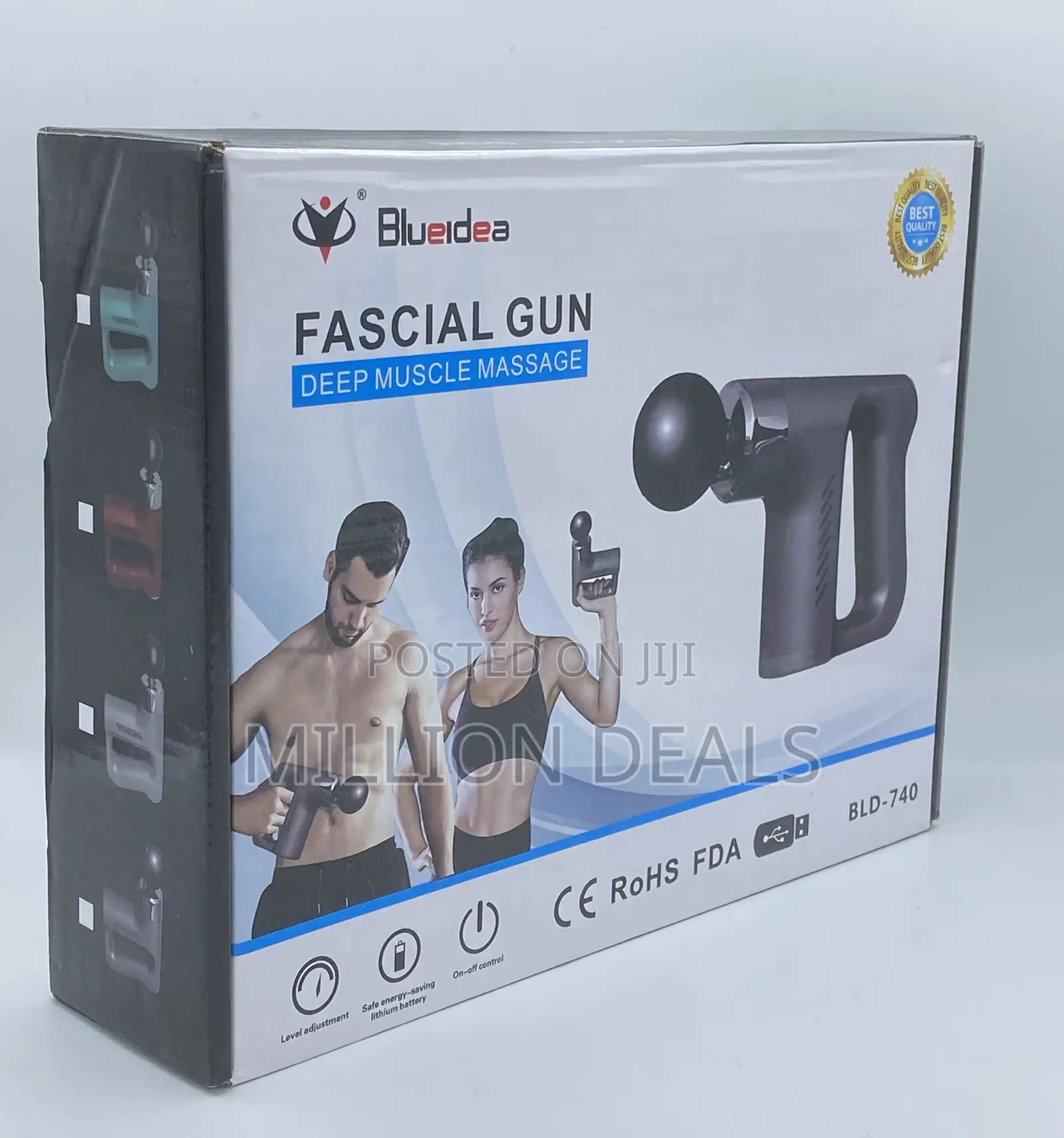 Unique Handheld Portable Rechargeable Fascial Gun Massage
