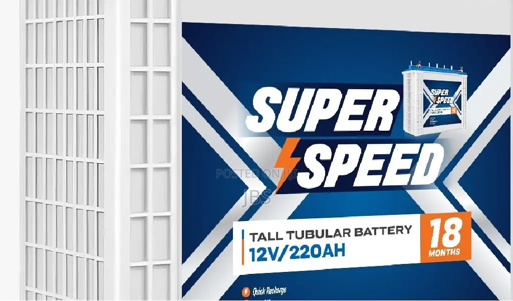 Super Speed 12v 220ah Tubular Battery
