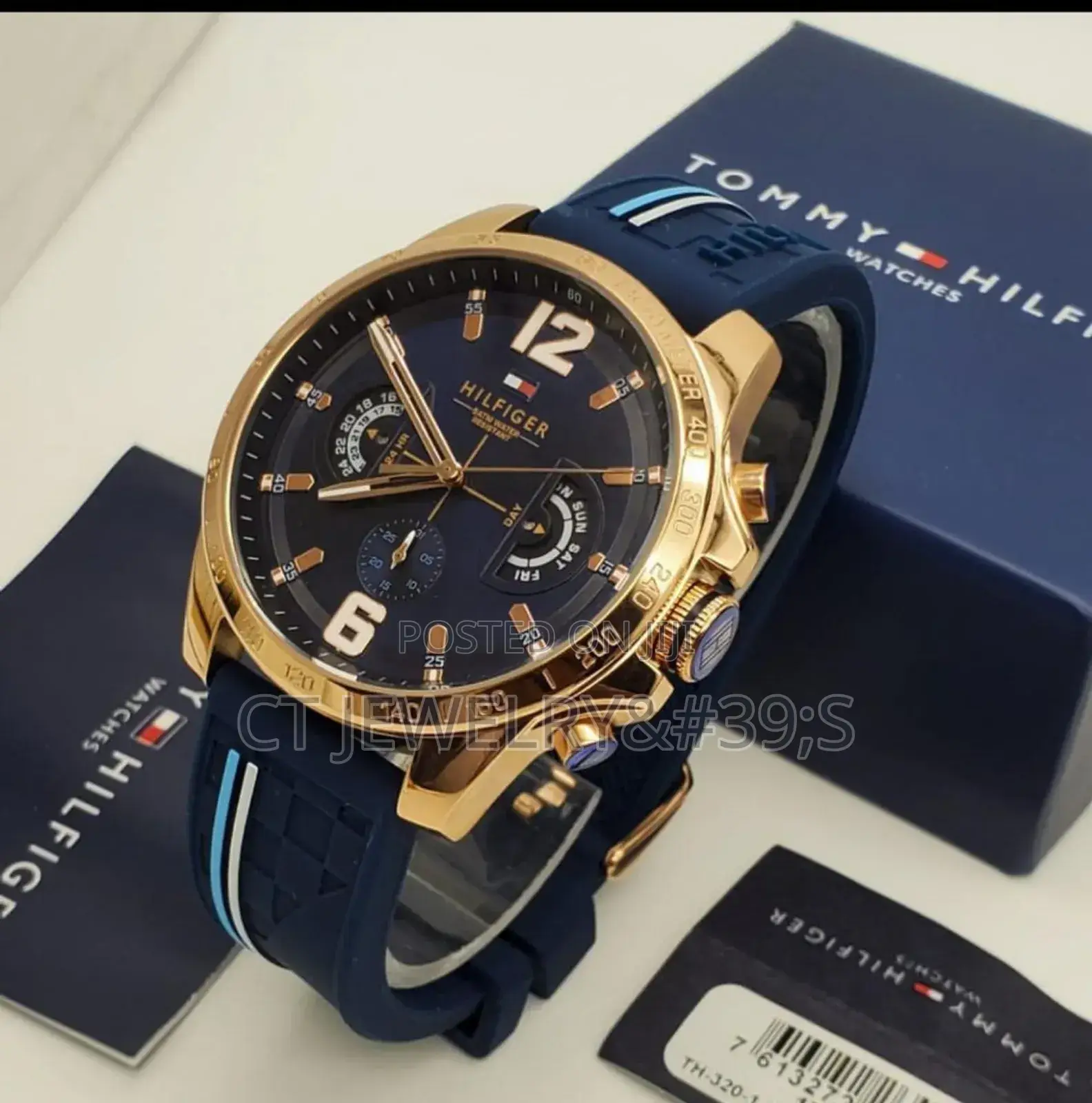 Orginal-Tommy-Hilfiger-Sports Watch Top Grade