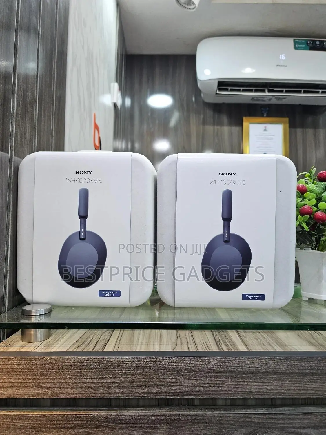 Sony WH-1000XM5 Authentic Headset Blue Colour