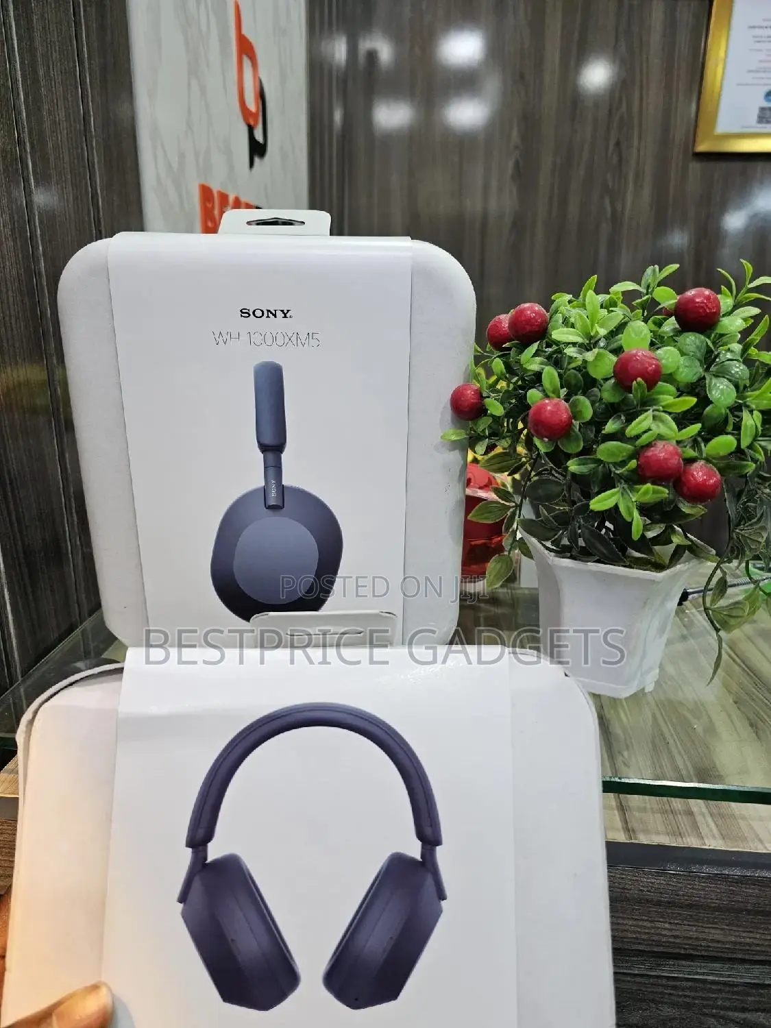 Sony WH-1000XM5 Authentic Headset Midnight Blue Colour