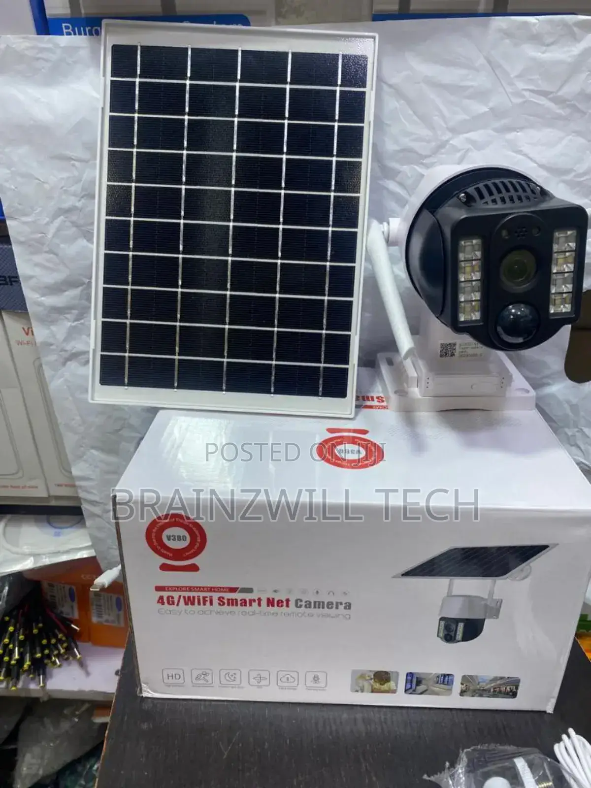 4g Solar PTZ Single Lens Camera 4mp V380pro