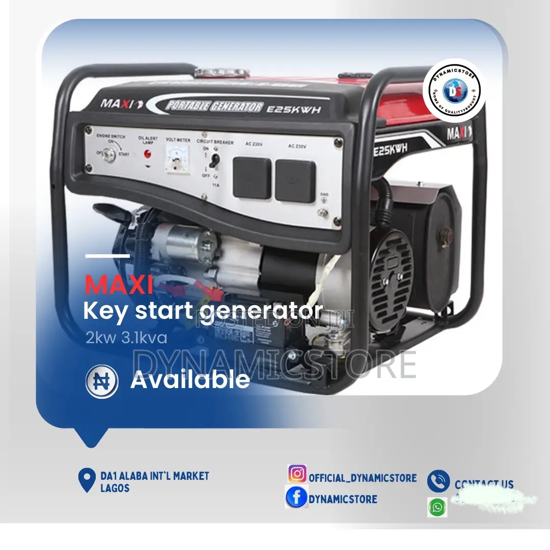 Maxi 25EK 3.1kva Generator