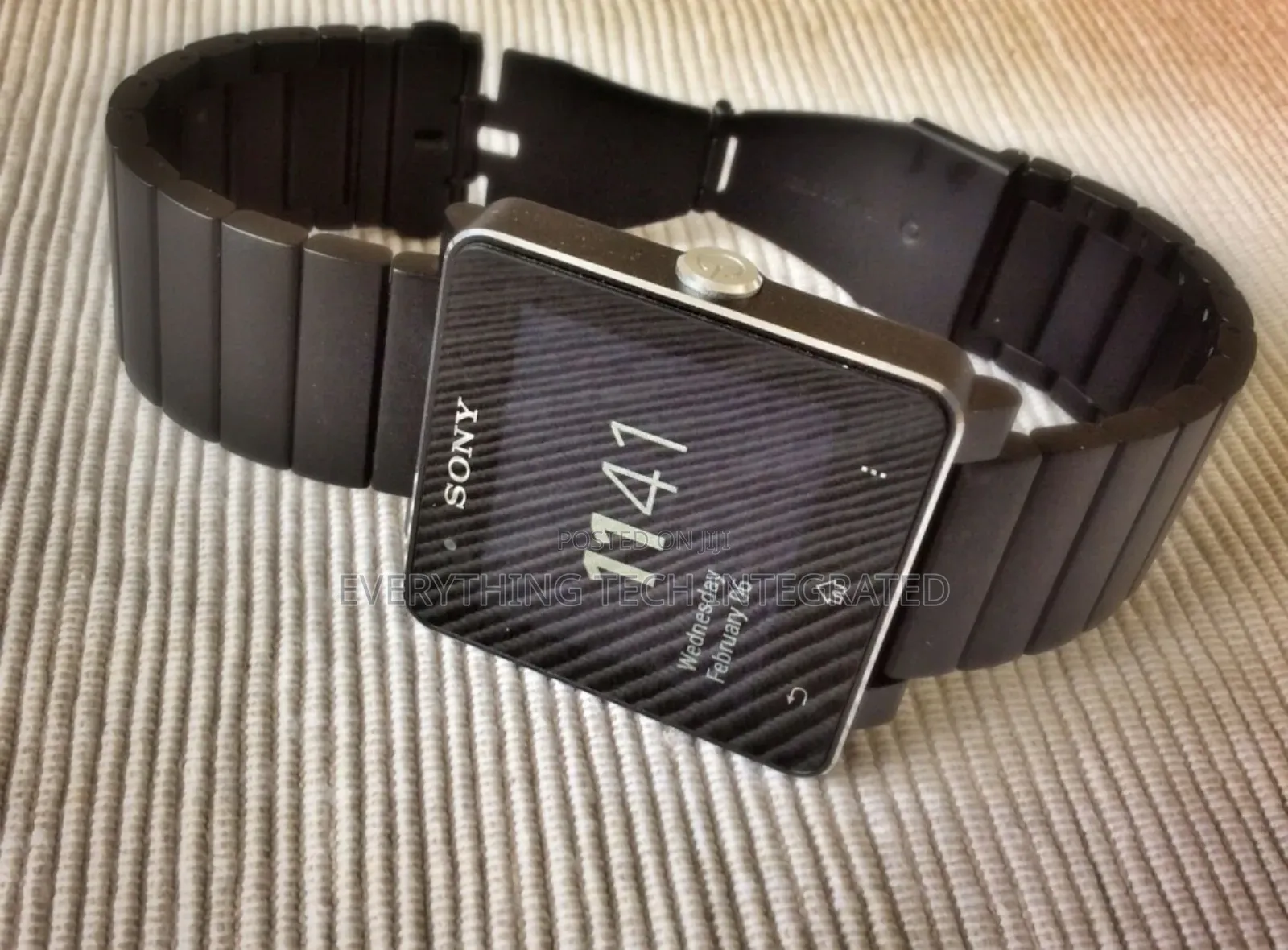 Sony Smart Watch SW2 for Android Bluetooth With Black Metal