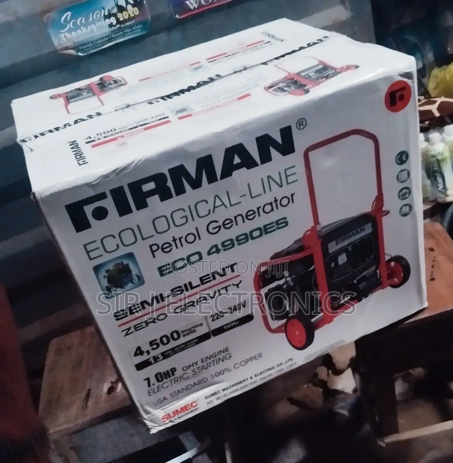 Sumec Firman 4.5KVA Petrol Generator 100% Copper + Warranty