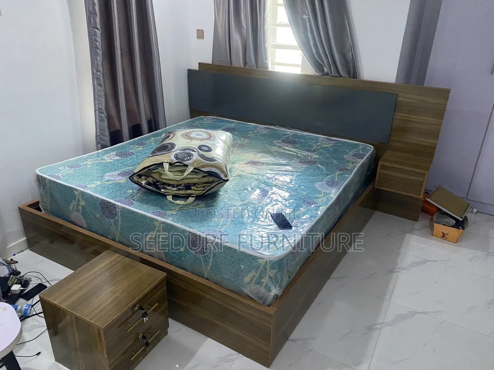 A Wooden Made 6/6 Bed Frame