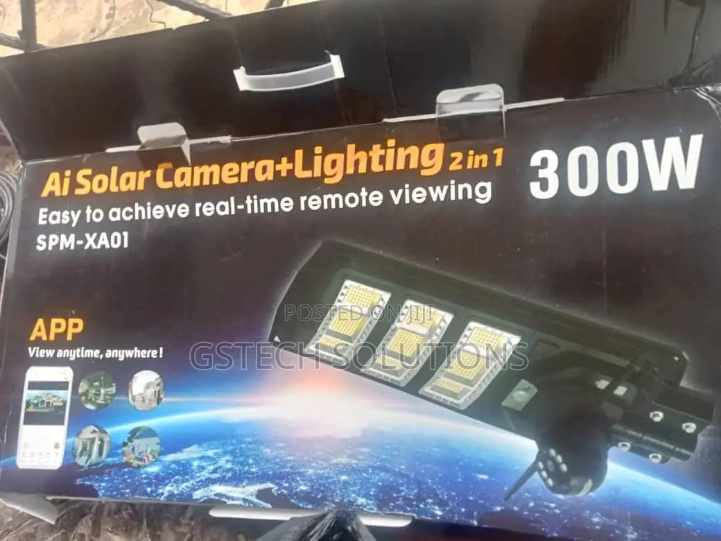 All in One 4g Solar Light With PTZ Camera With Sim+ Sd Card