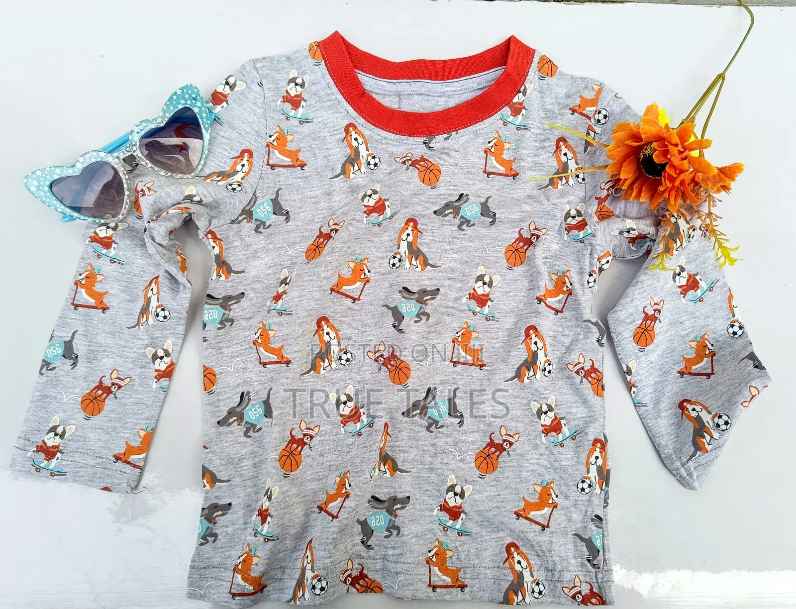 Boys Girls Mixed Batch Long Sleeve Tops Ages 2 to 10 Years