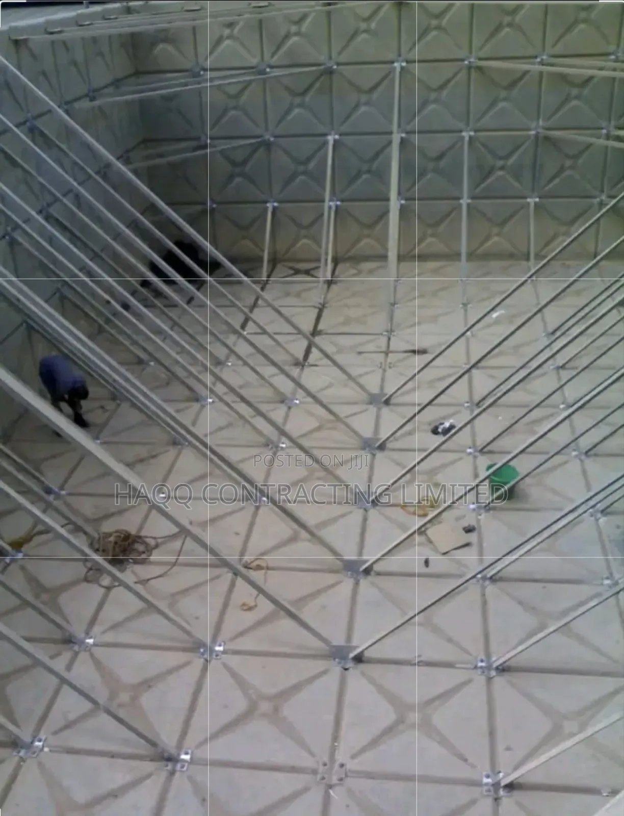 Fibreglass FRP,GRP/Pressed Steel Water Tank Construction