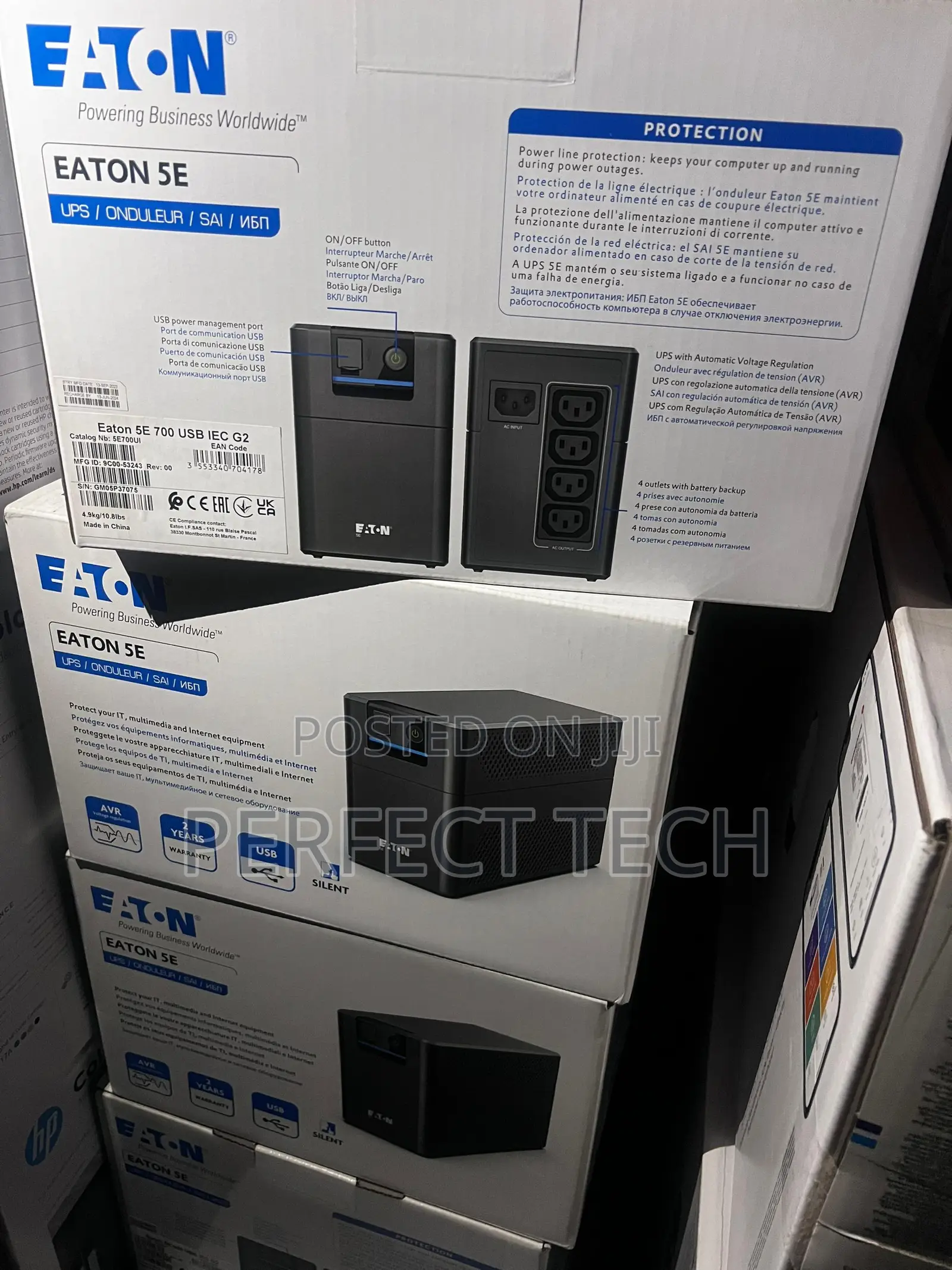 Eaton 5E Gen2 UPS USB Iec, 700va