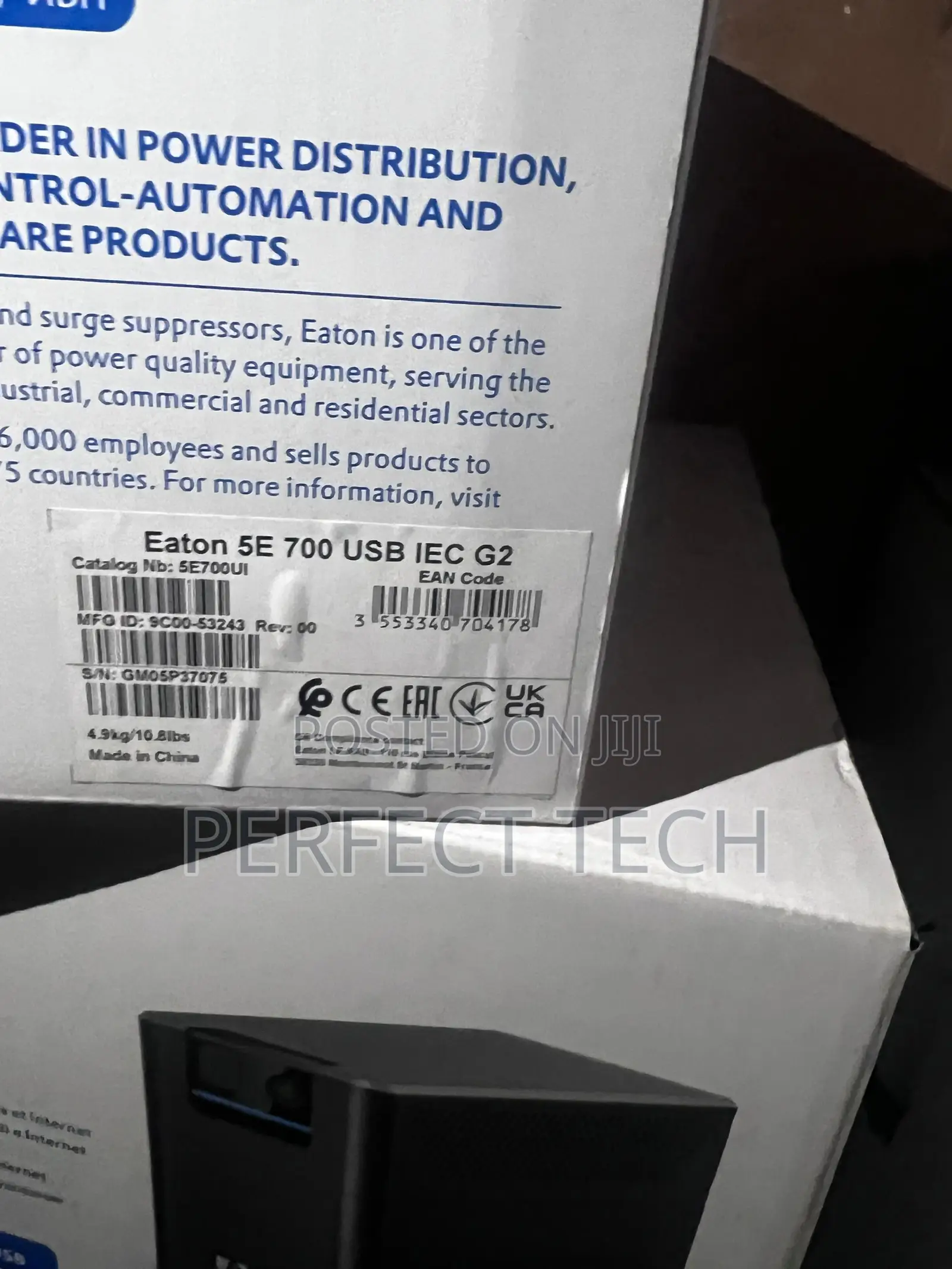 Eaton 5E Gen2 UPS USB Iec, 700va