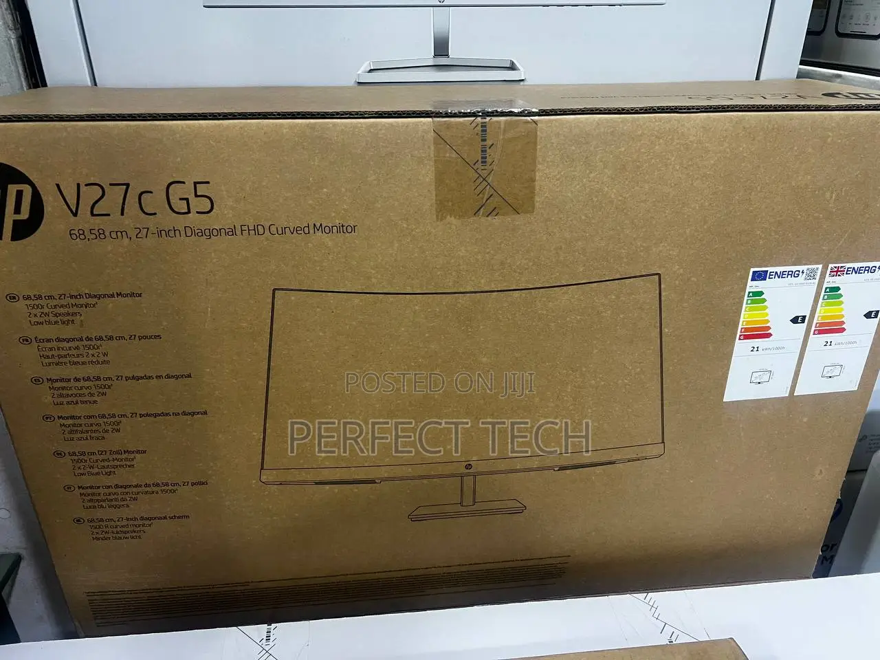HP 27inchs V27c G5 FHD Curved Monitor