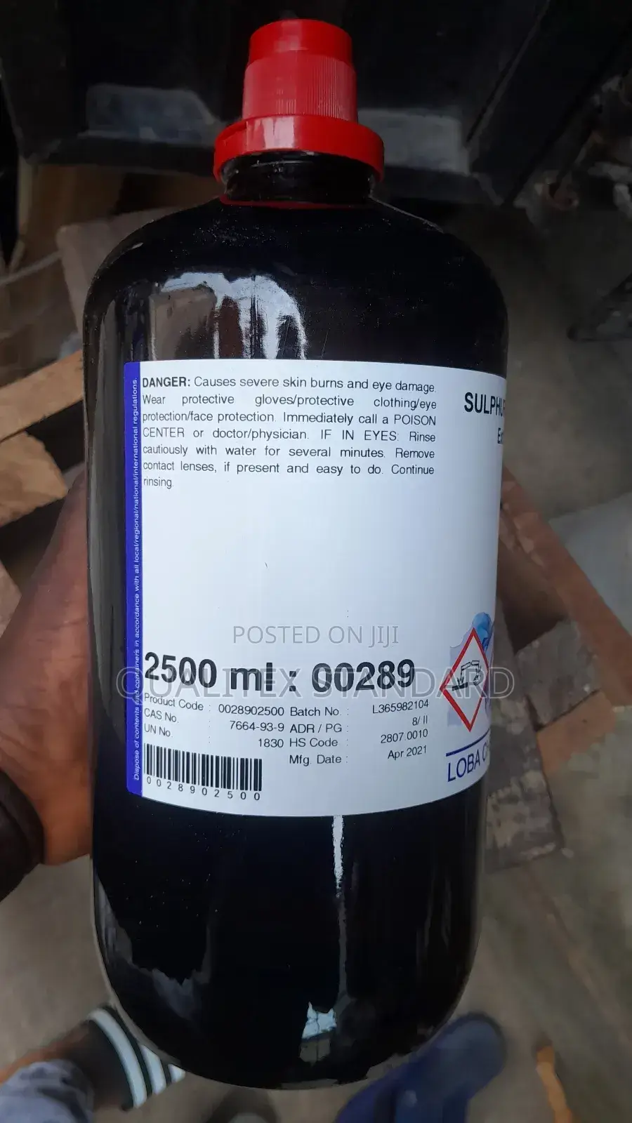 Lobachem 98% Sulphuric Acid