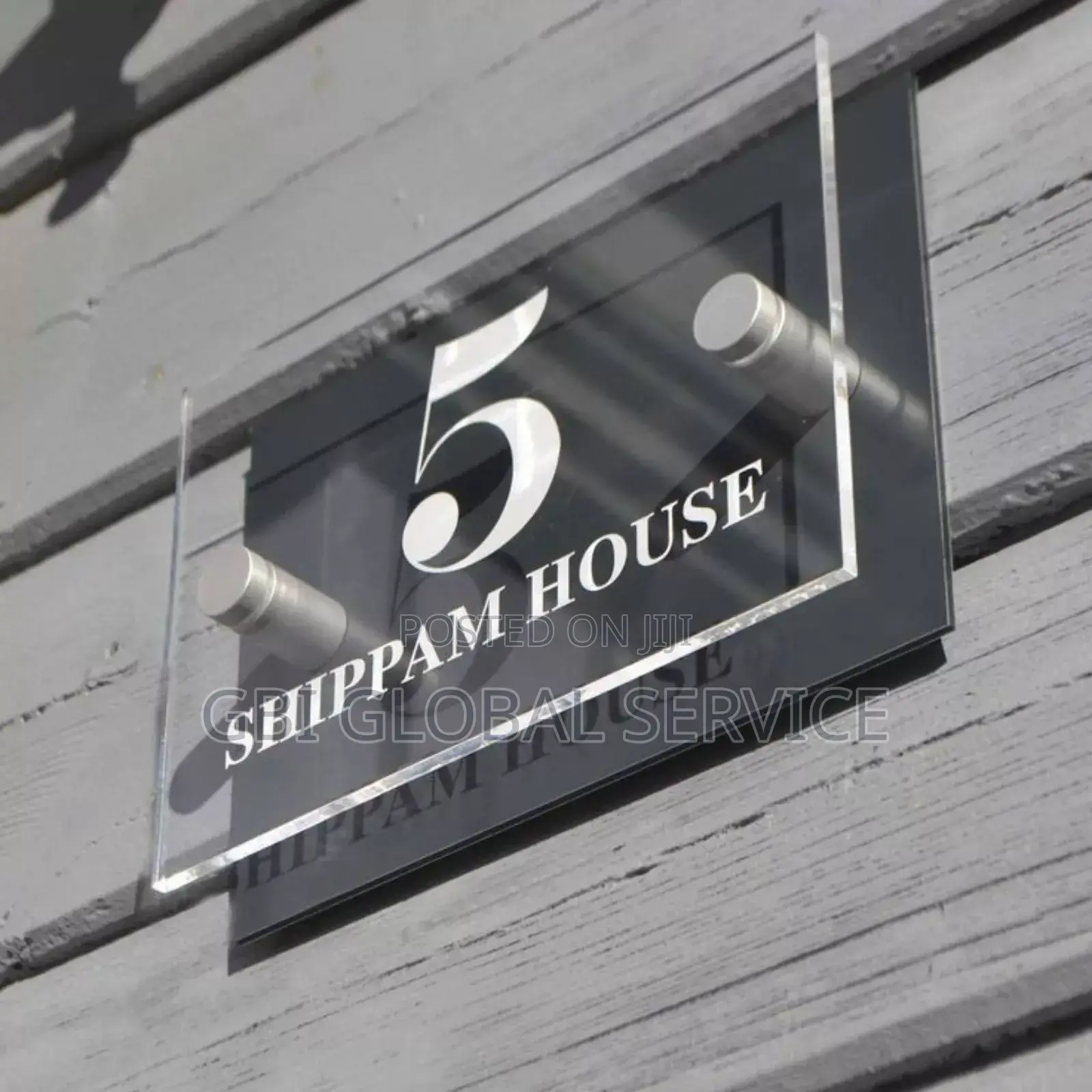 Signage and House Numbering Sign