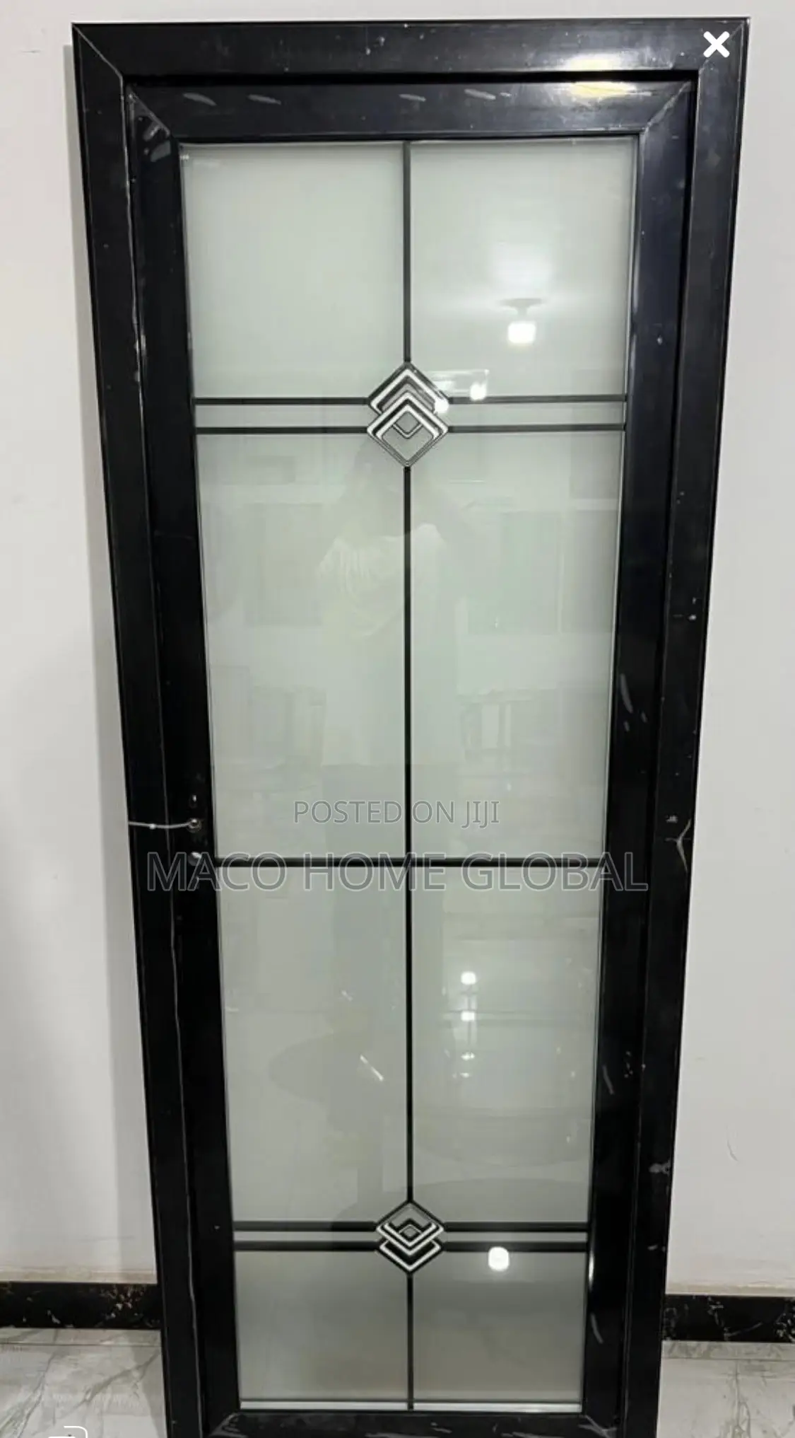 High Quality Turkey Full Glass Toilet Door 750size
