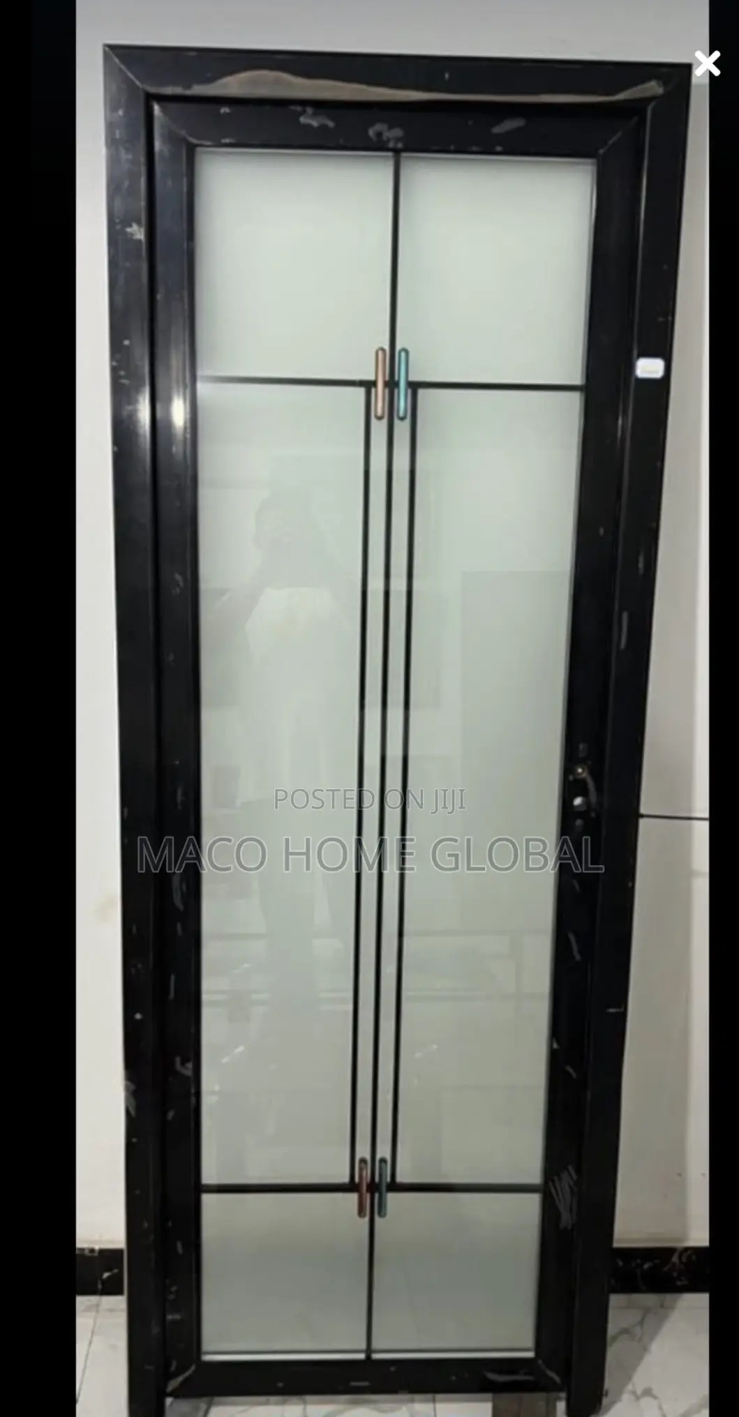 High Quality Turkey Full Glass Toilet Door 750size