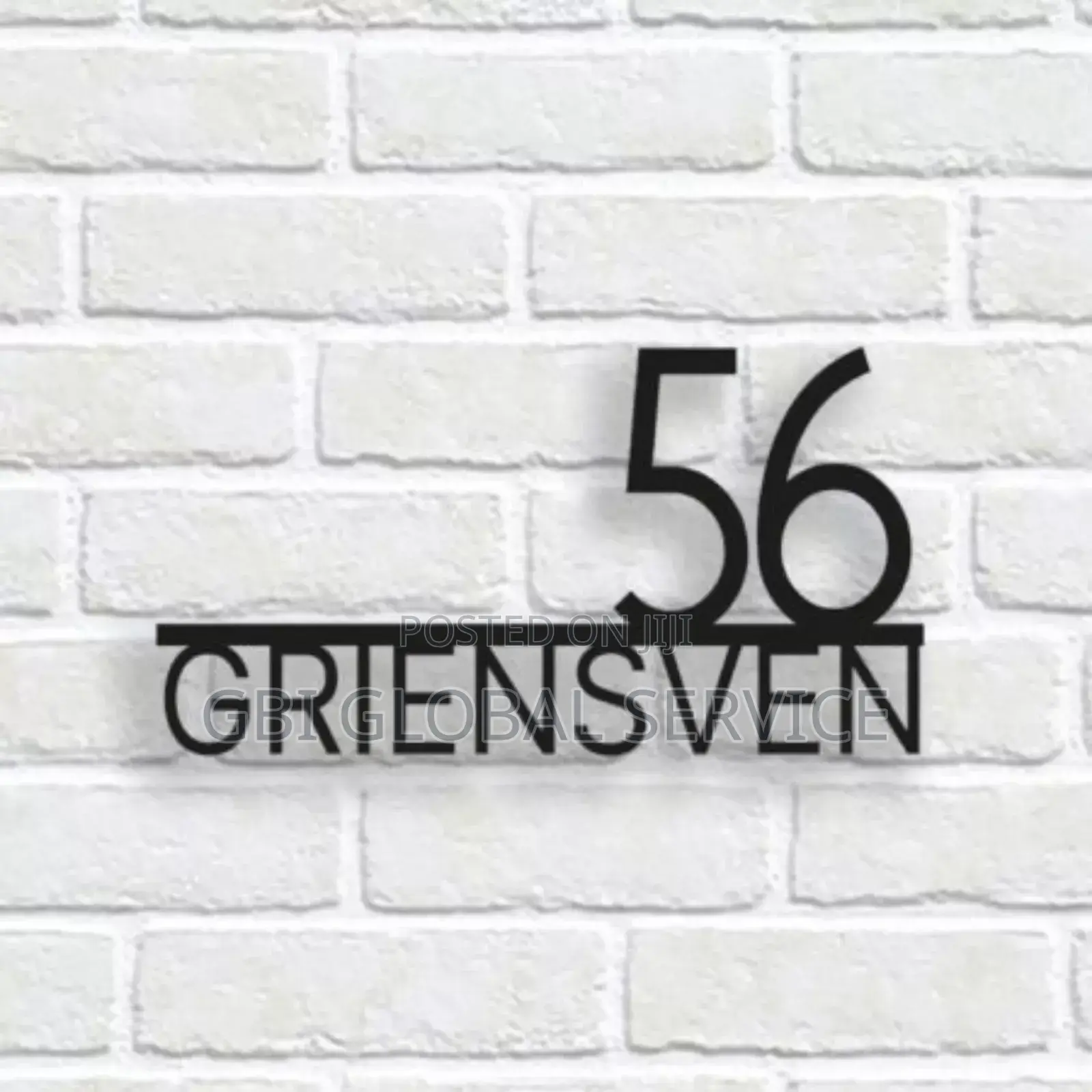 House Number Light Sign