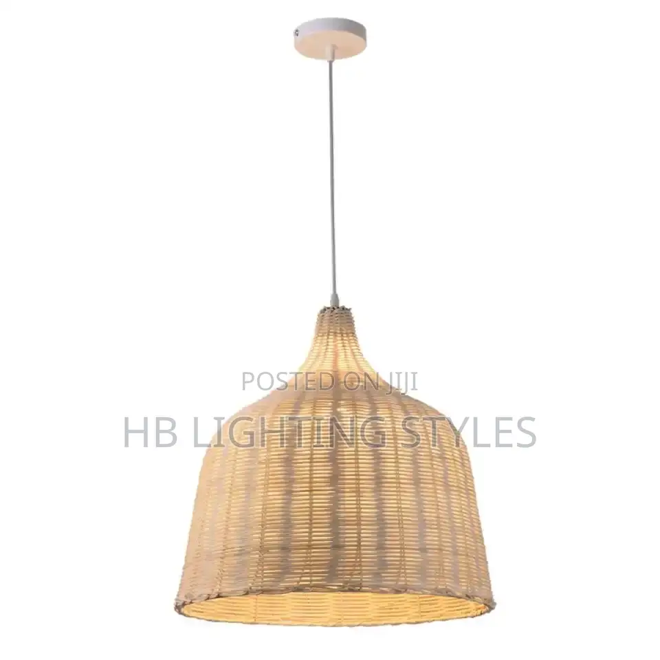 Handmade Vintage Bamboo Farmhouse Bamboo Rattan Lamp Shade