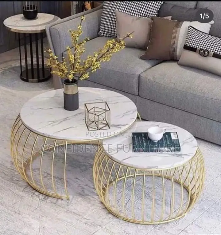 Quality and Executive Design Center Table With Marble Top