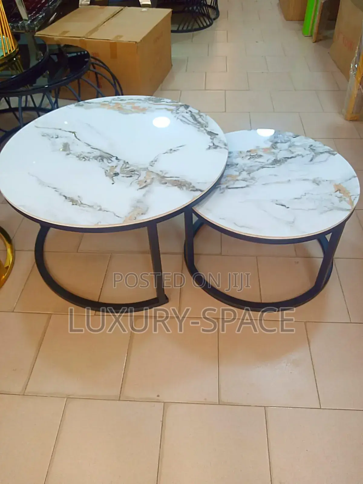 Marble Center Table Set