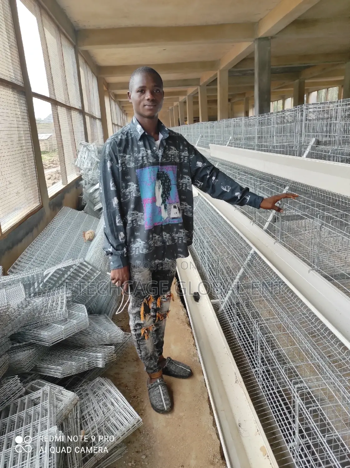 Battery Cages 120 Birds Capacity Hot Deep Galvanized