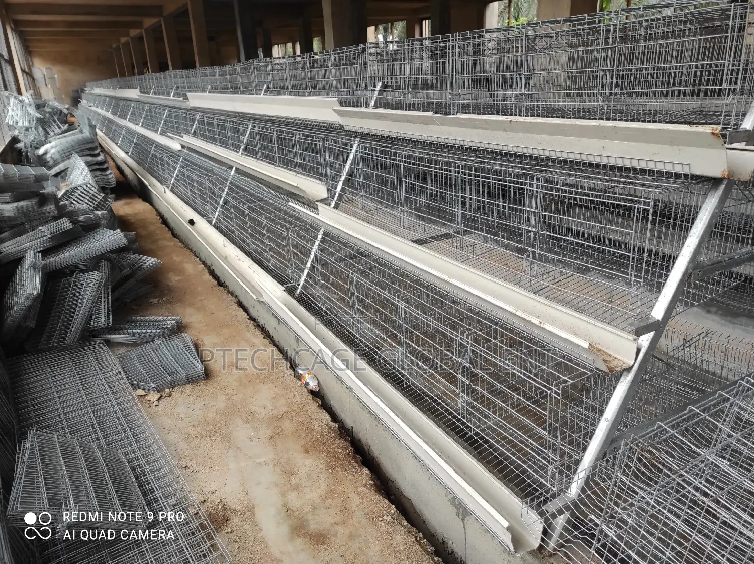 Battery Cages 120 Birds Capacity Hot Deep Galvanized