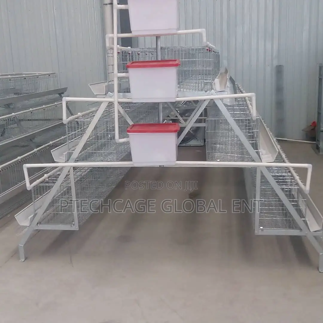 Battery Cages 120 Birds Capacity Hot Deep Galvanized