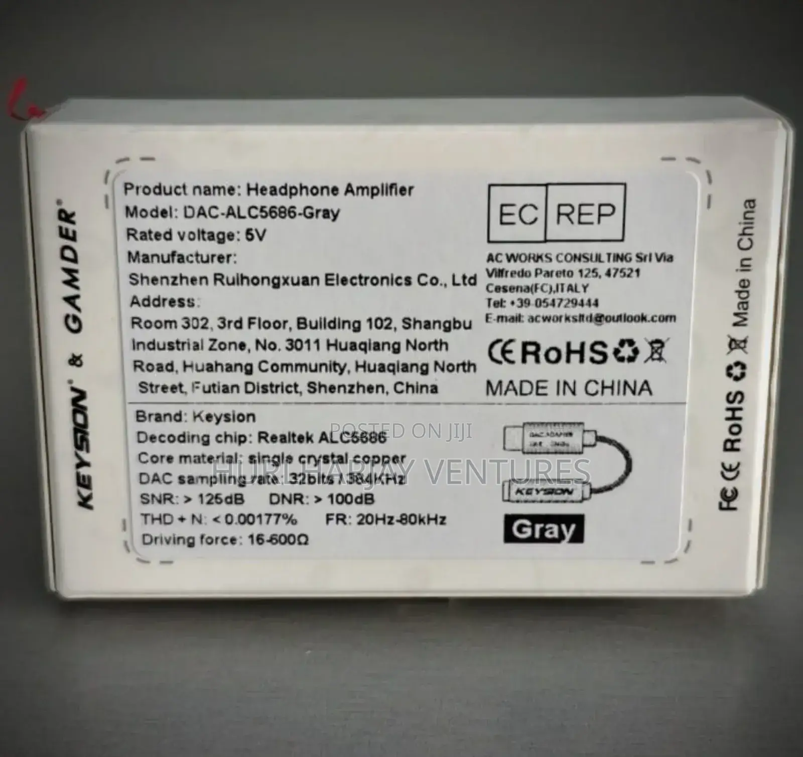 32bits Hifi Usbc to 3.5mm Dac