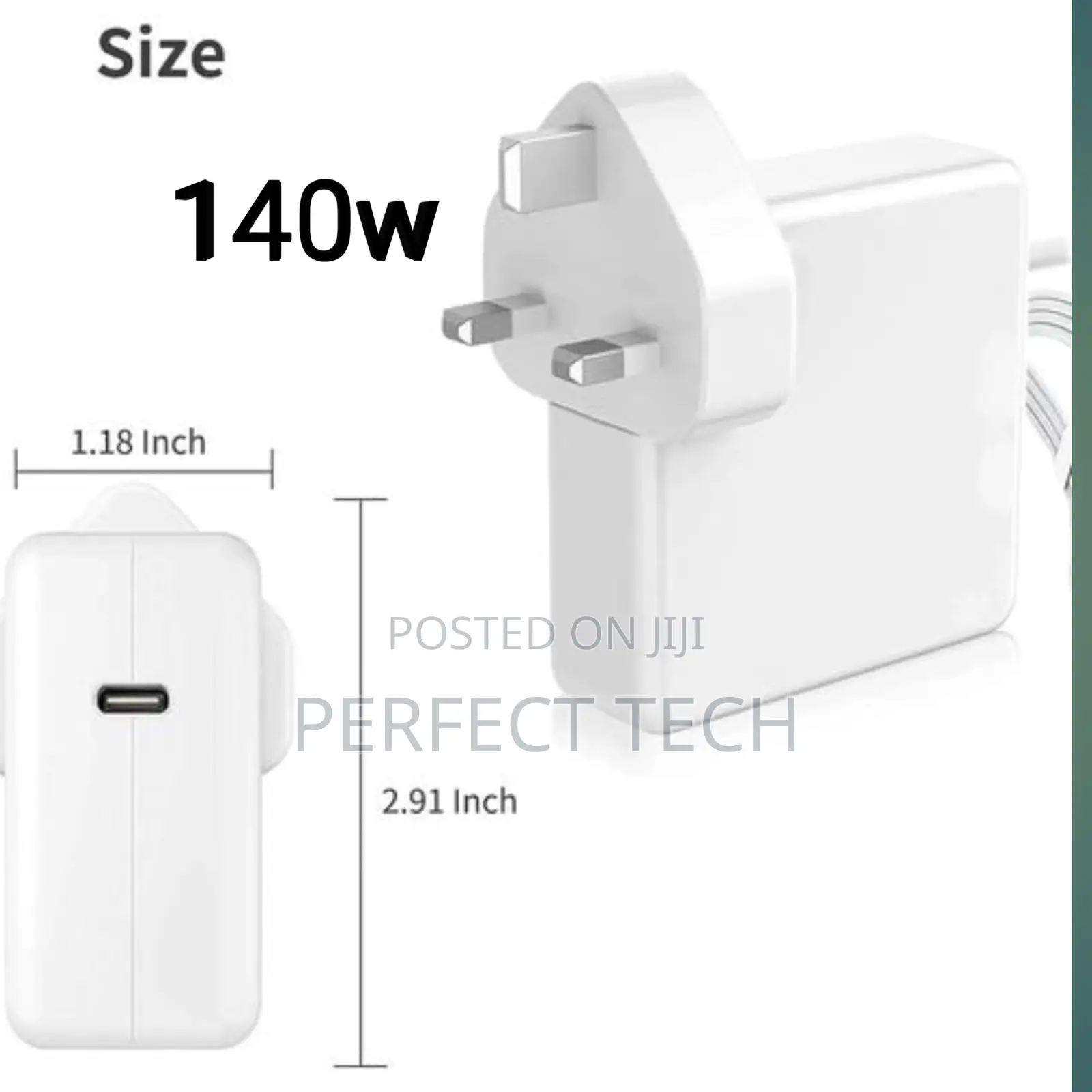 140w Macbook USB-C Power Adapter [UK Standard]