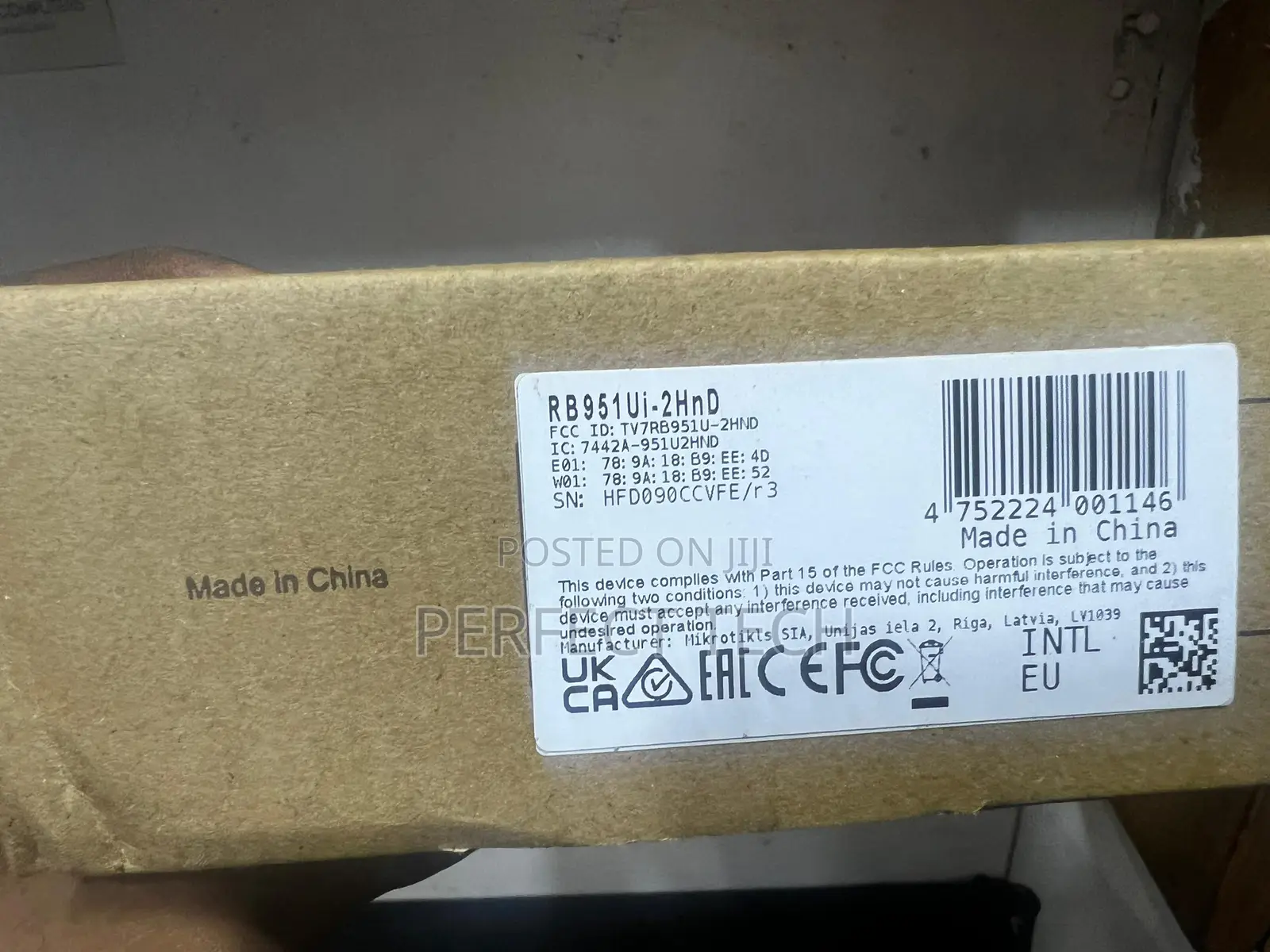 Mikrotik RB951 With 5 Ethernet Ports Poe Output on Port 5