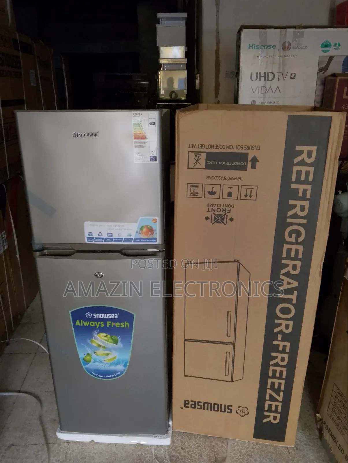 Snowsea 198 Double Door Fridge With 1yr Warranty