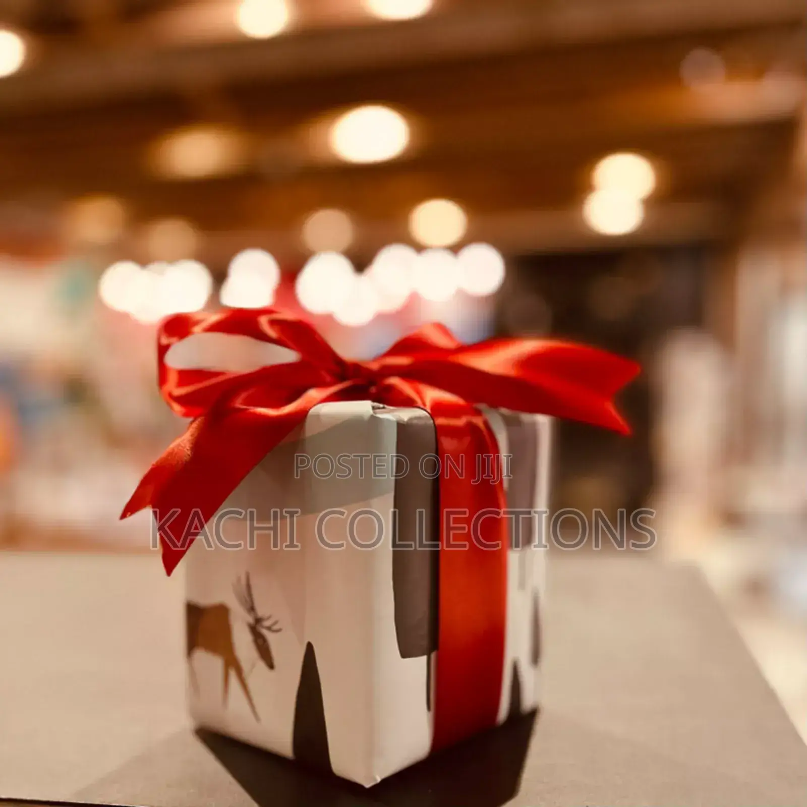 Season Greetings Box With Ribbon | Gift Box