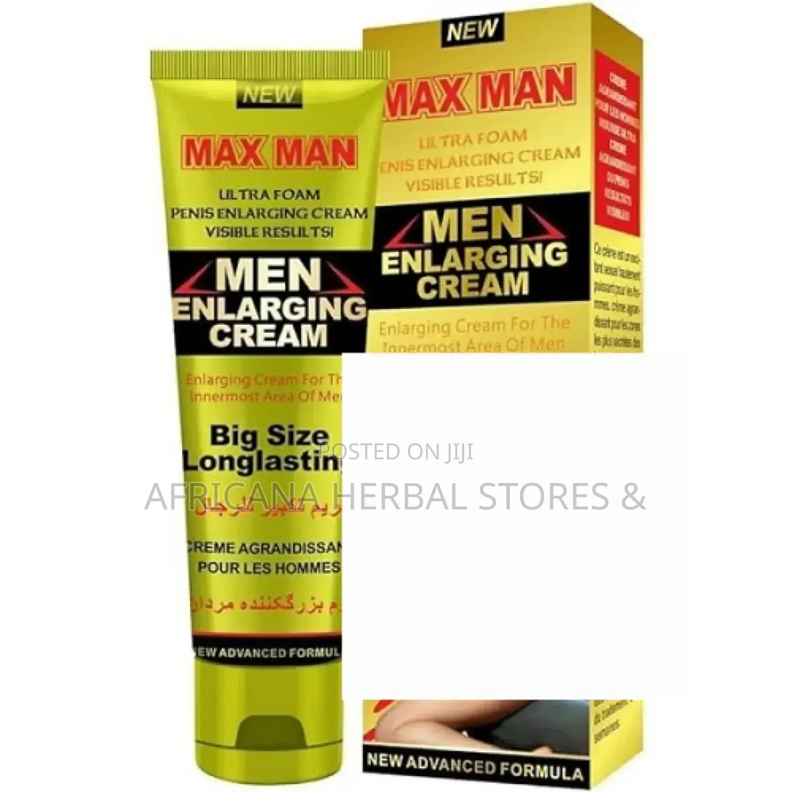 Max Man Original Penis Enlarging Cream
