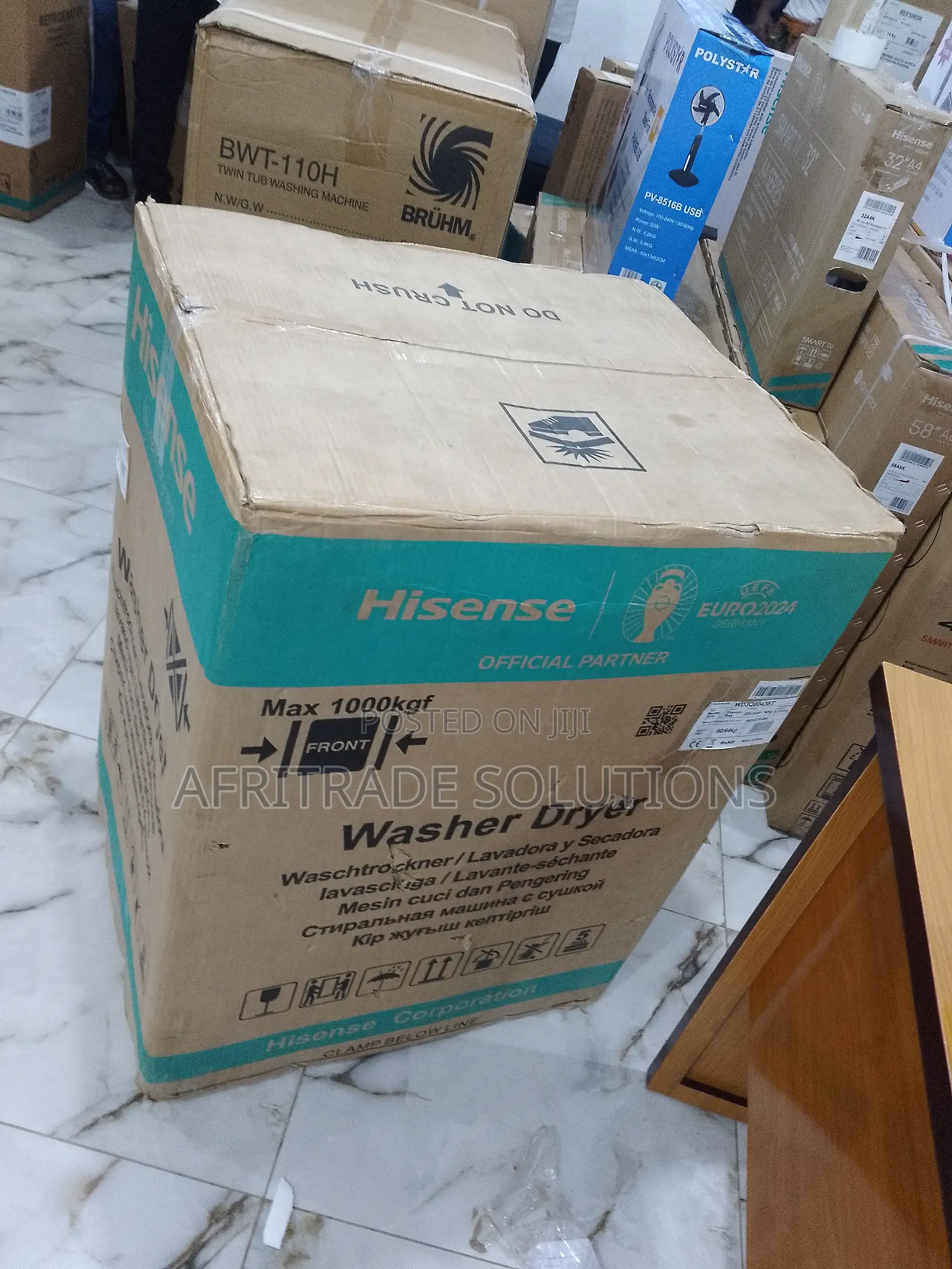 Brand New HISENSE 8KG Front Load (Wash Dry) Washing Machine
