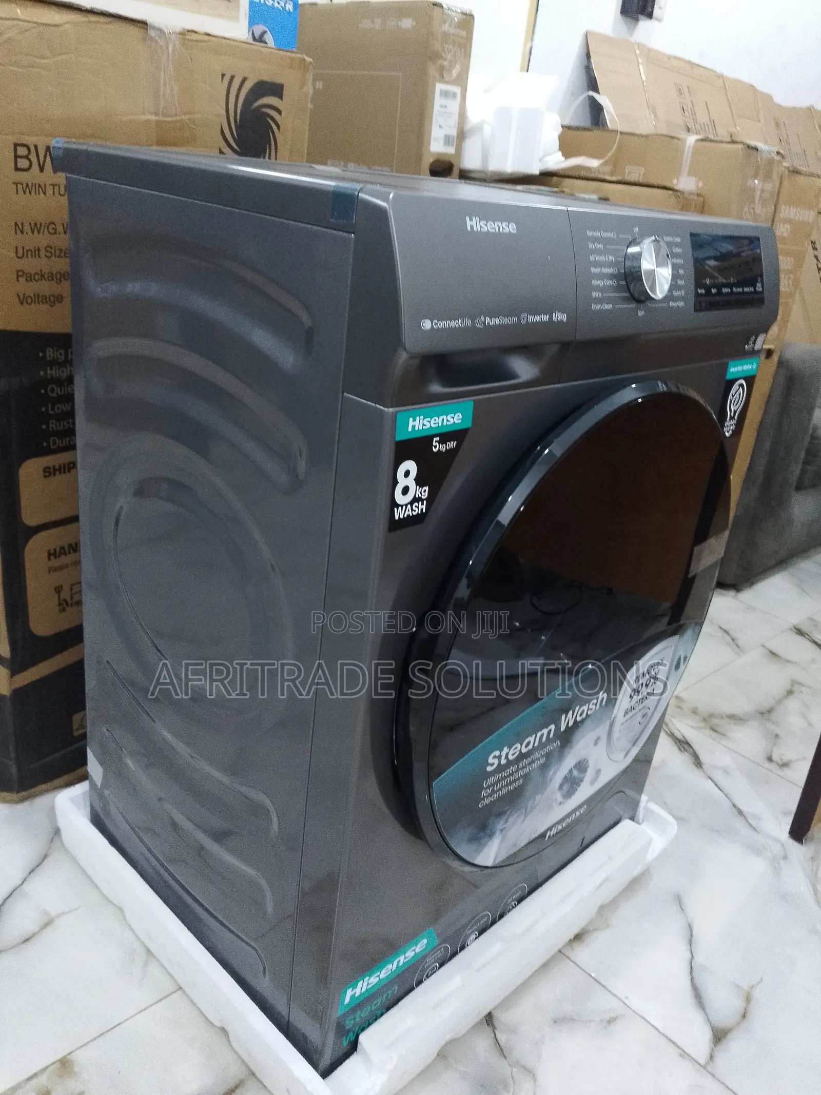 Durable HISENSE 8KG Front Load (Wash Dry) Washing Machine