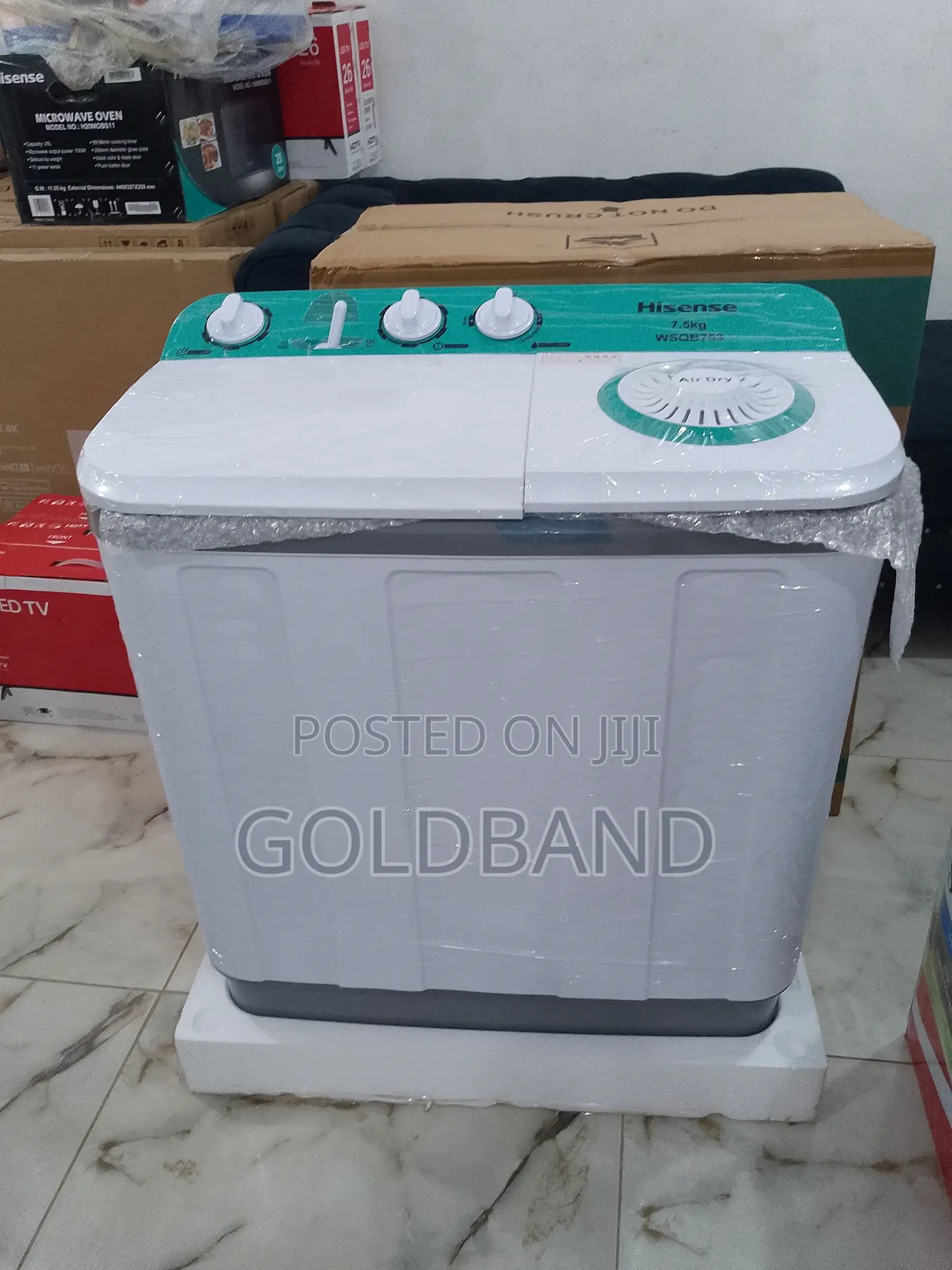 New Hisense Washing Machine WSQB753 7.5KG