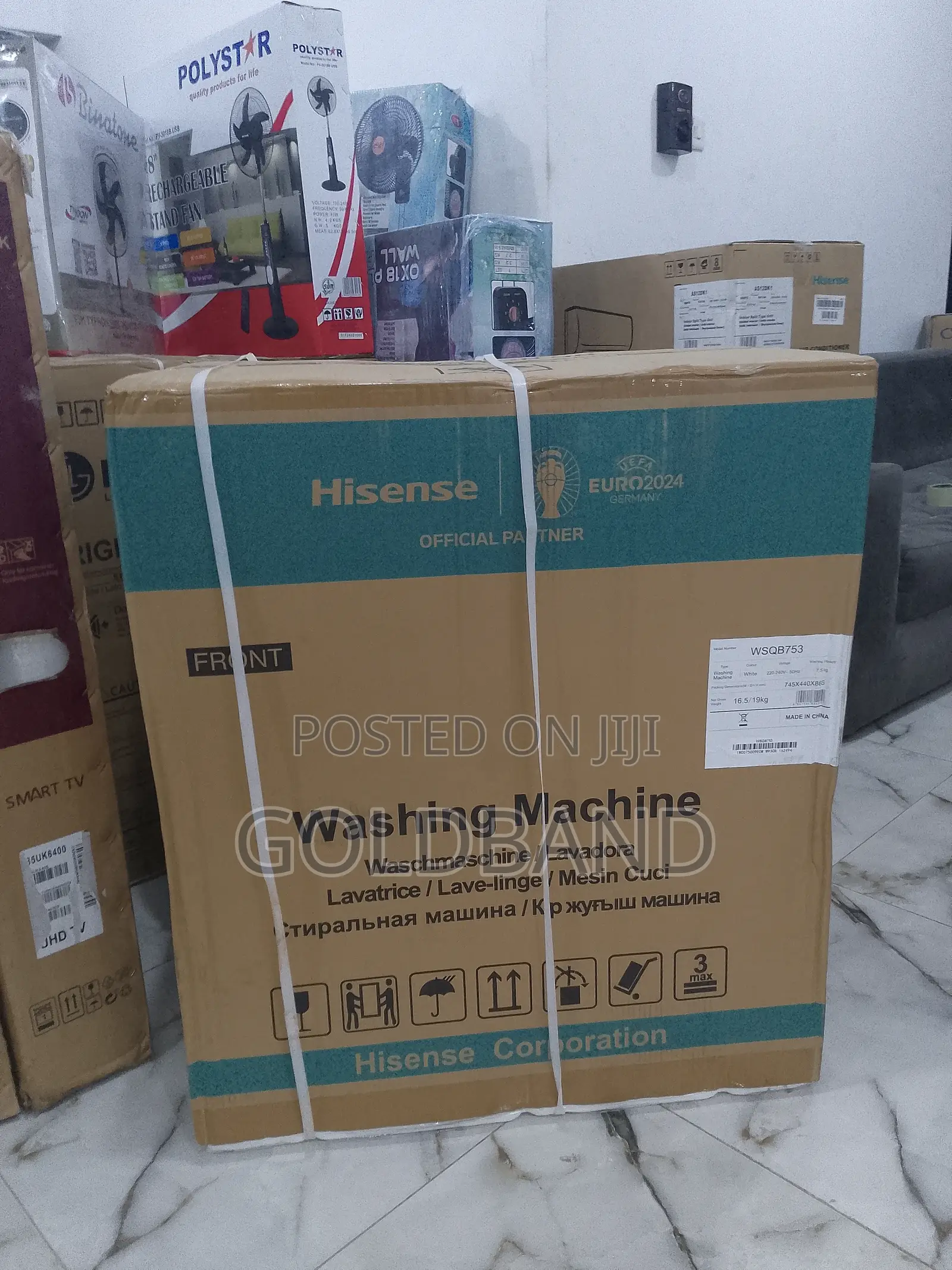 Neatly Produced Hisense Washing Machine WSQB753 7.5KG