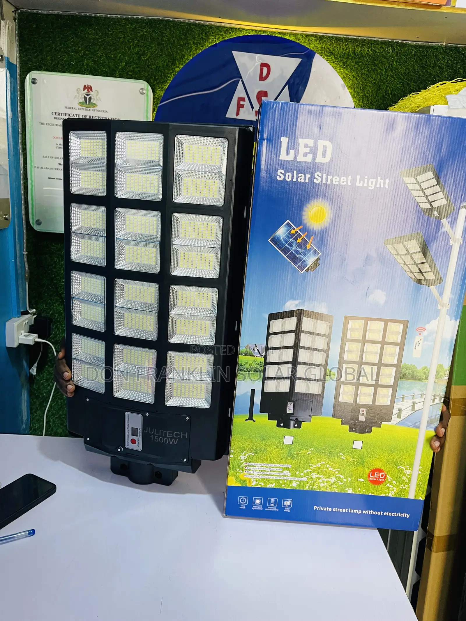 1500watts All in One Solar Street Light