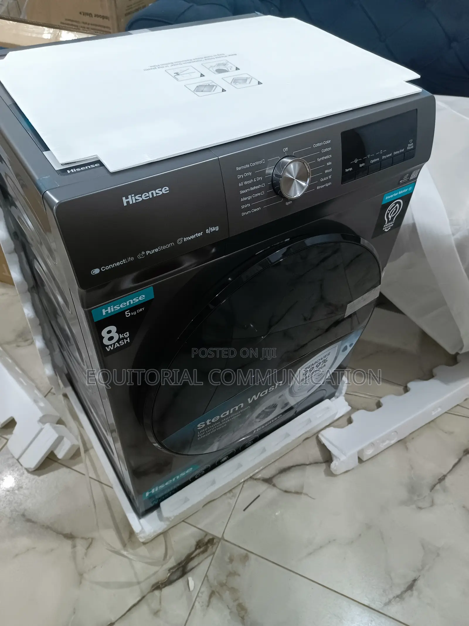 8kg Hisense Front Load /Wash and Dry Washing Machine