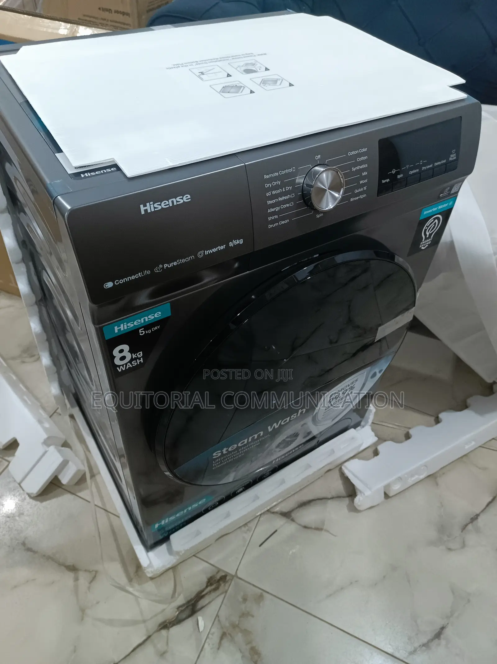 8kg Hisense Front Load /Wash and Dry Washing Machine