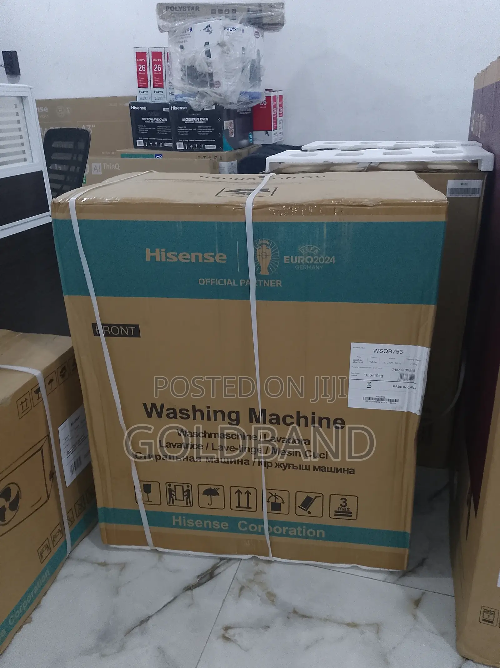 Fast Selling Hisense Washing Machine 7.5kg WSQB753