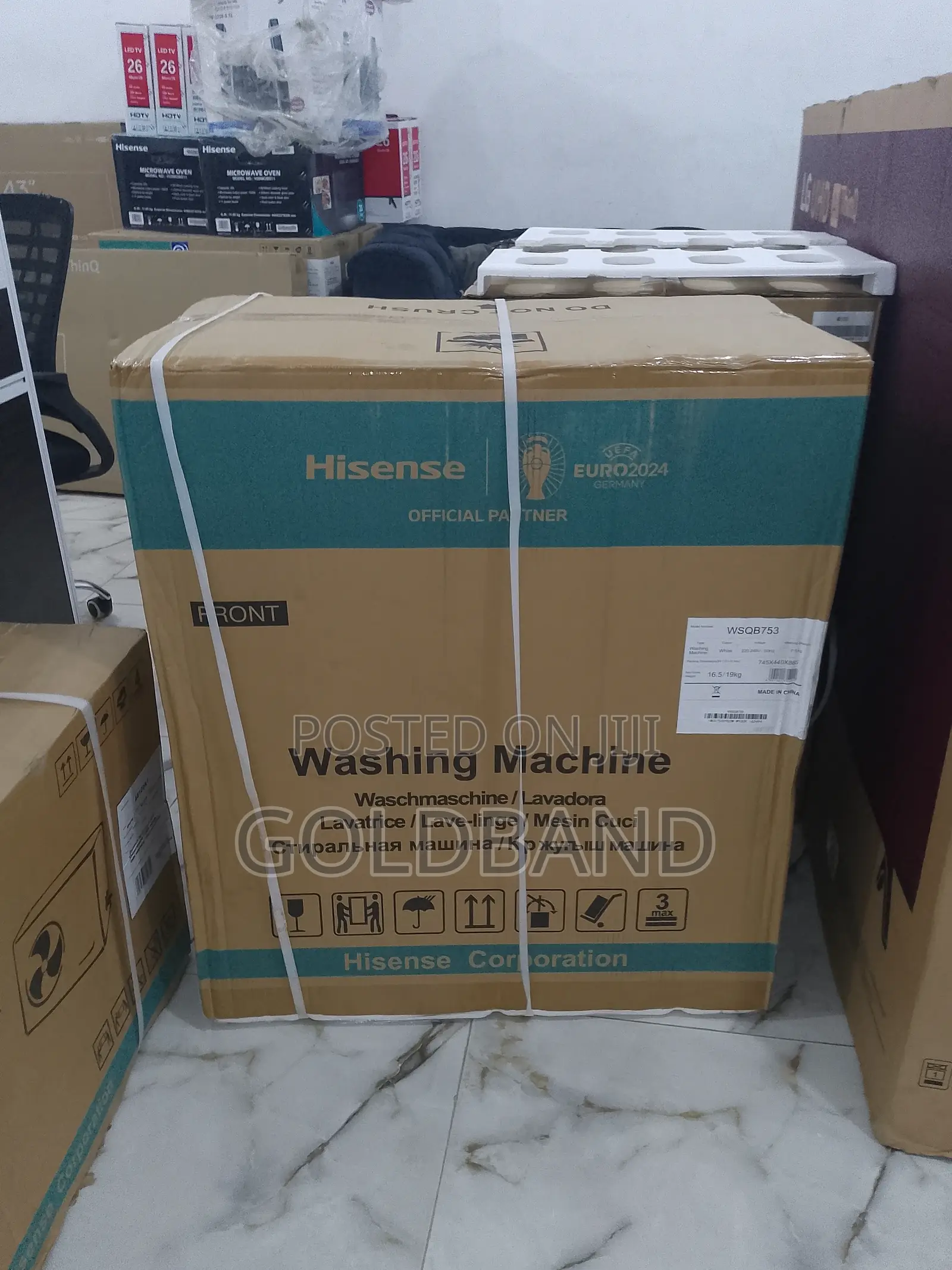 Top Selling Hisense Washing Machine 7.5kg WSQB753