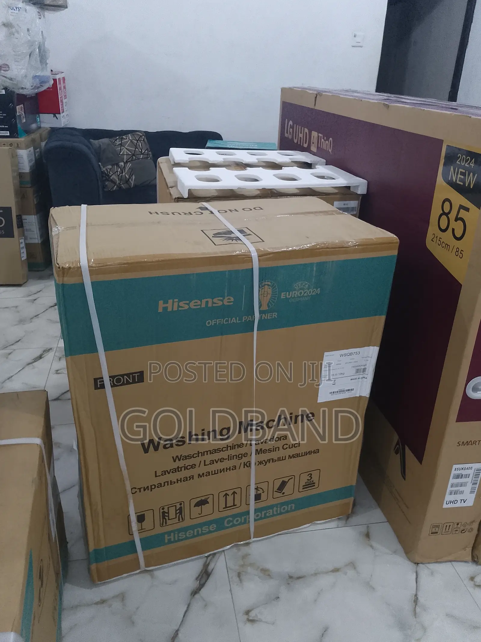 New-in Washing Machine ( Hisense 7.5kg WSQB753)