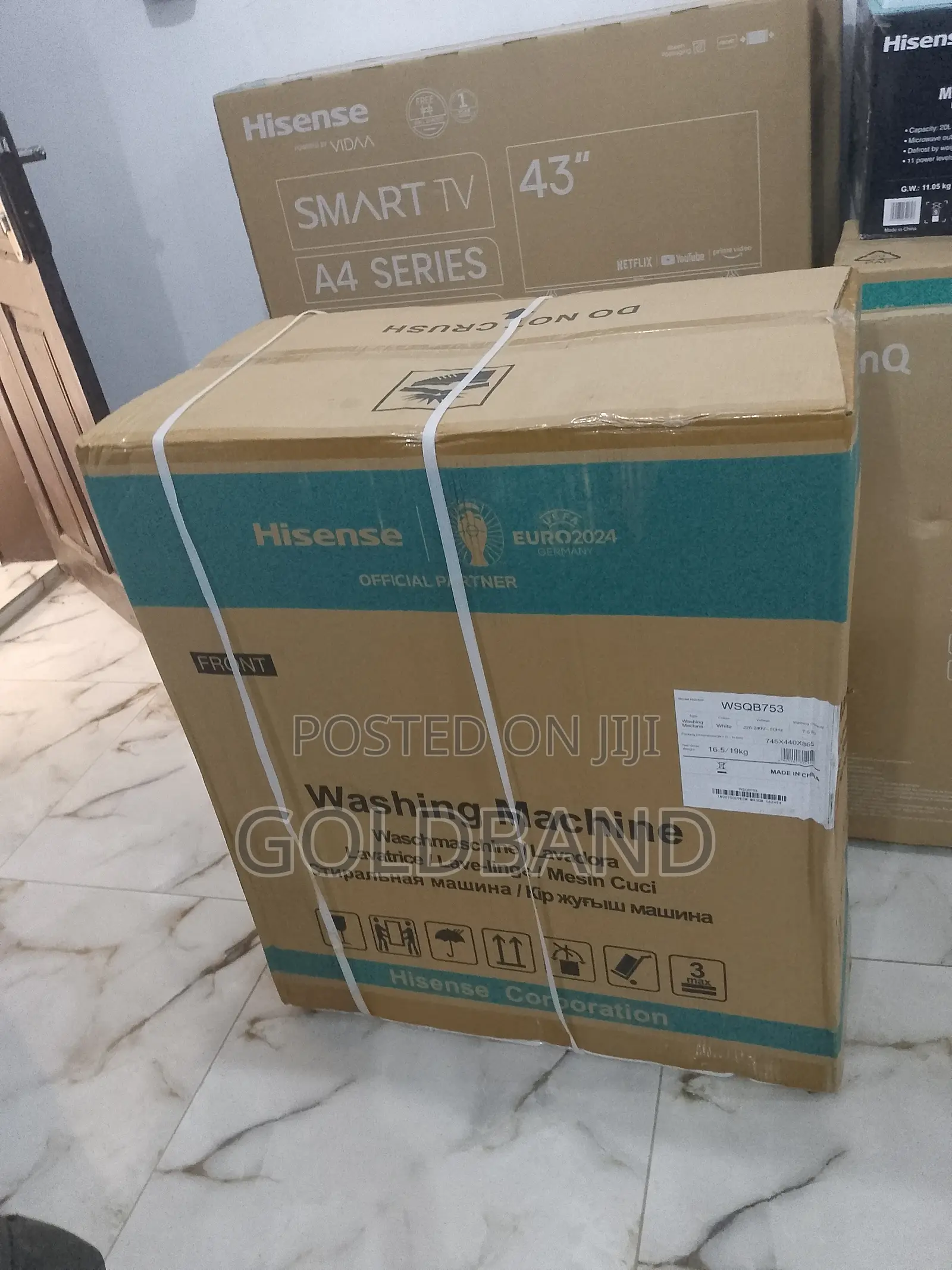 Best Deal Hisense Washing Machine 7.5kg WSQB753