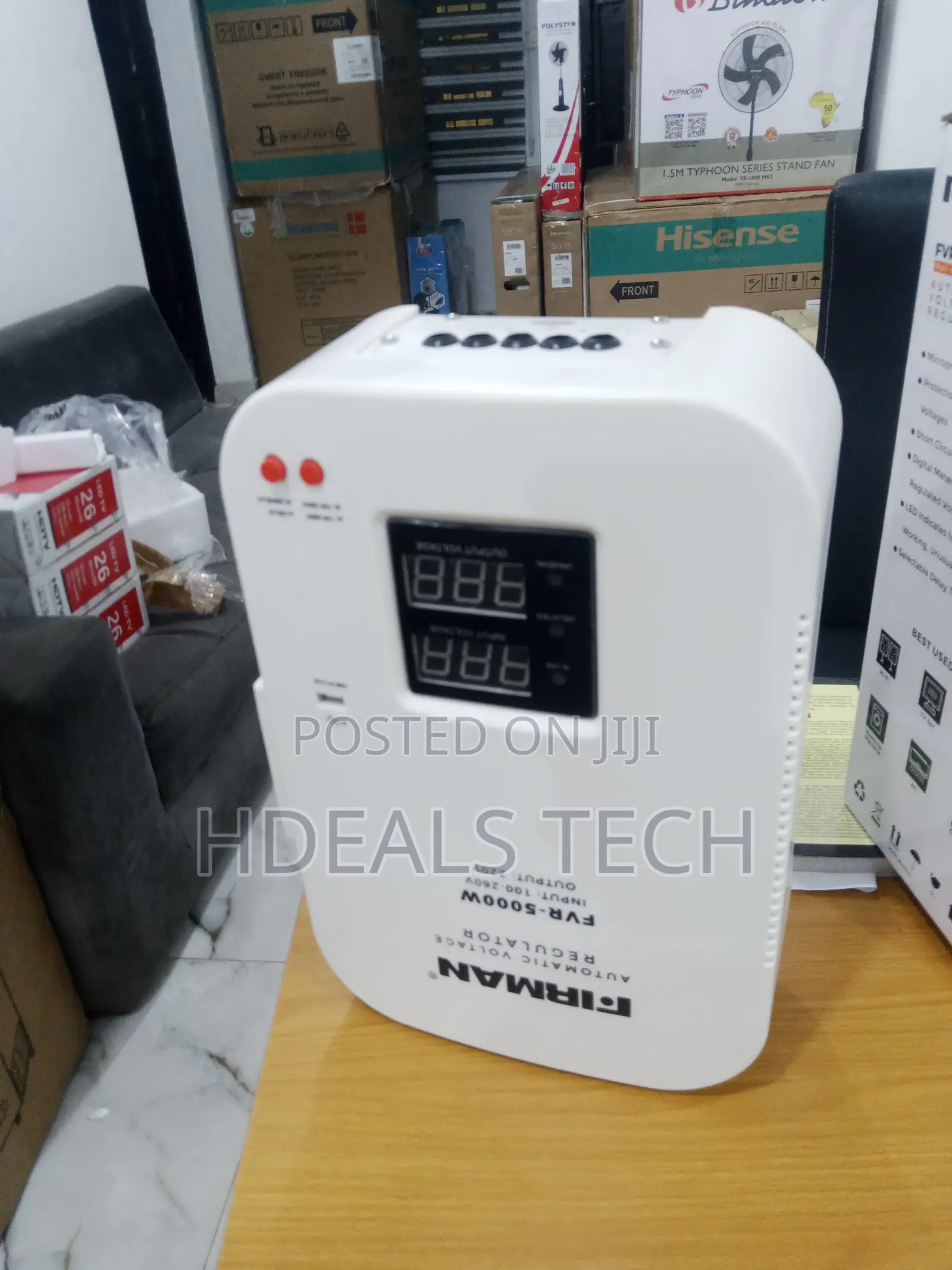 Fireman Digital Voltage Regulator 5000W 