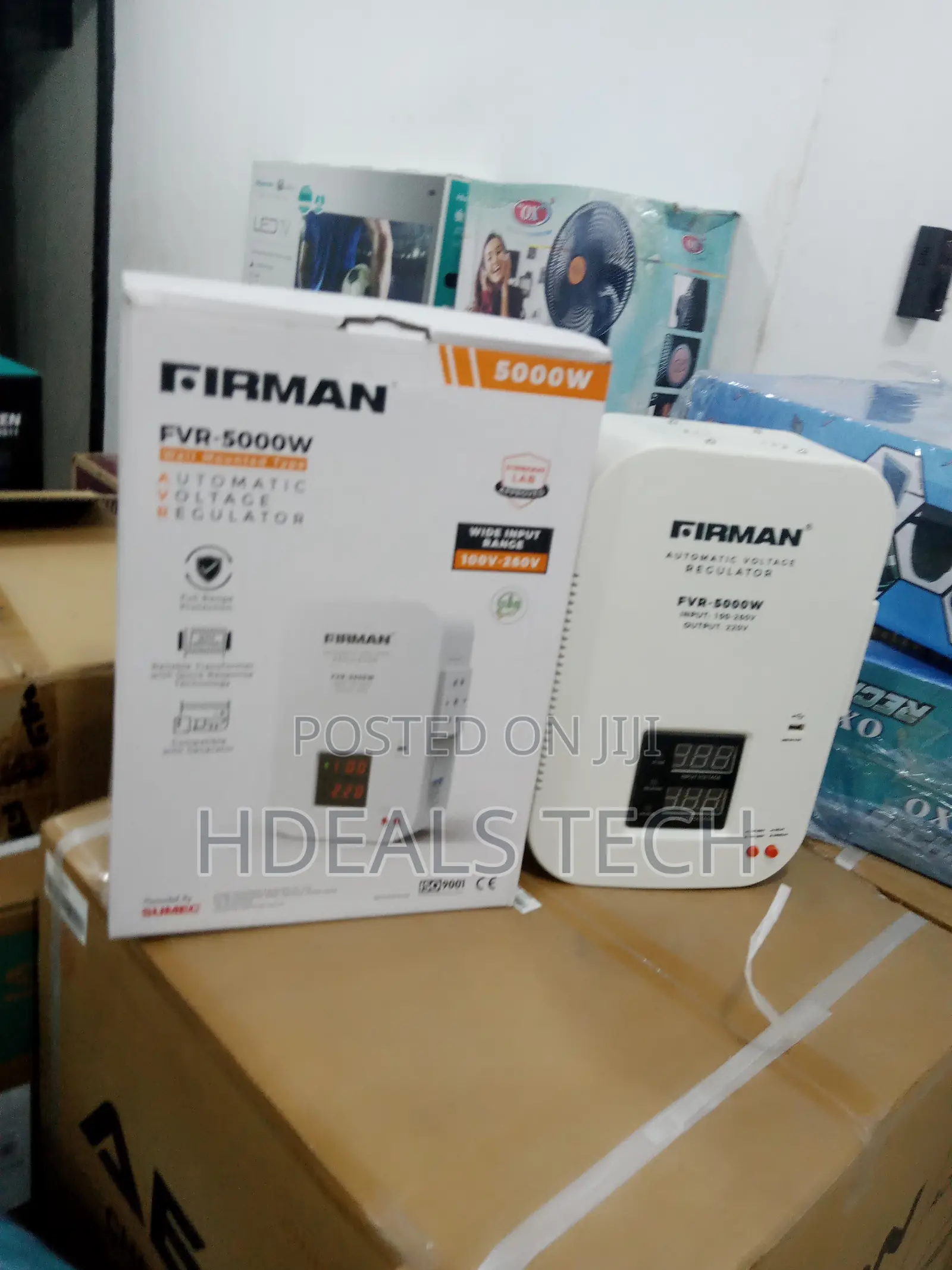 Fireman Digital Voltage Regulator 5000W 