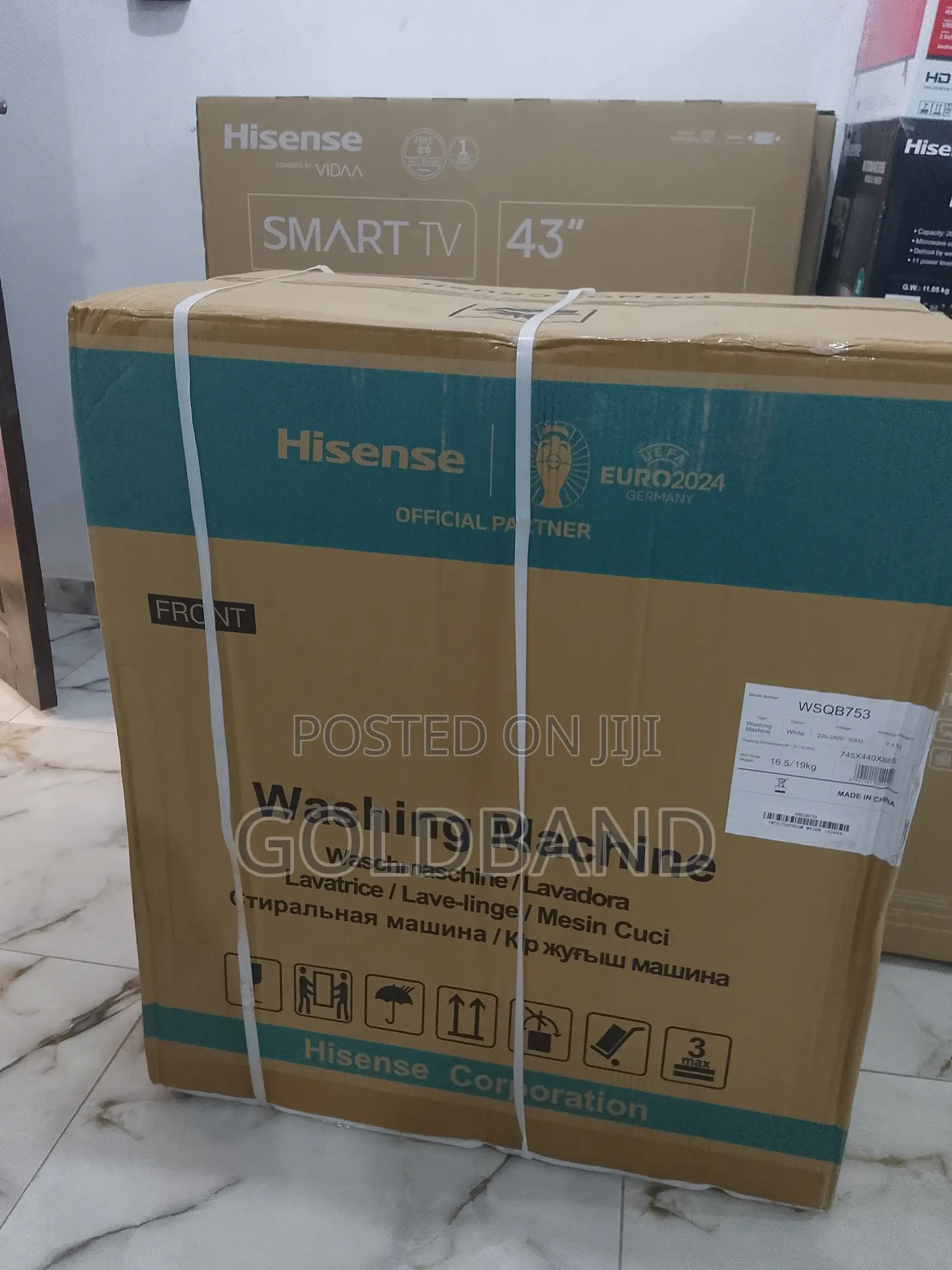 Very Unique 7.5kg Hisense Washing Machine WSQB753