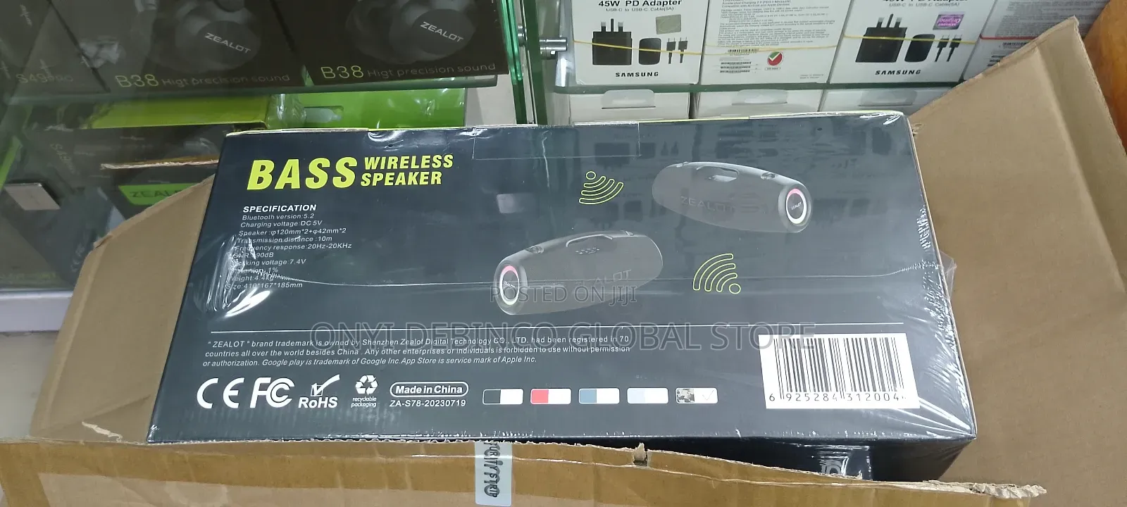 Zealot S56 Portable Wireless Bluetooth Speaker 40w
