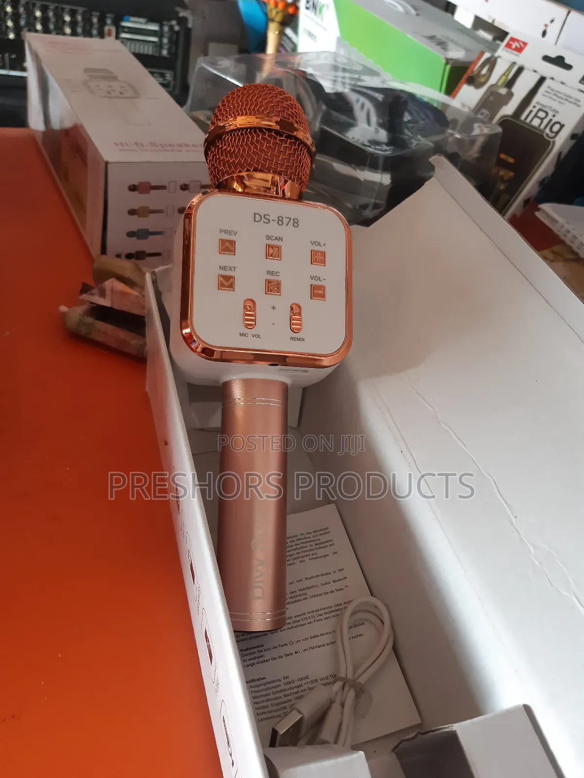 Ds878 Hifi Speaker Bluetooth Wireless Microphone