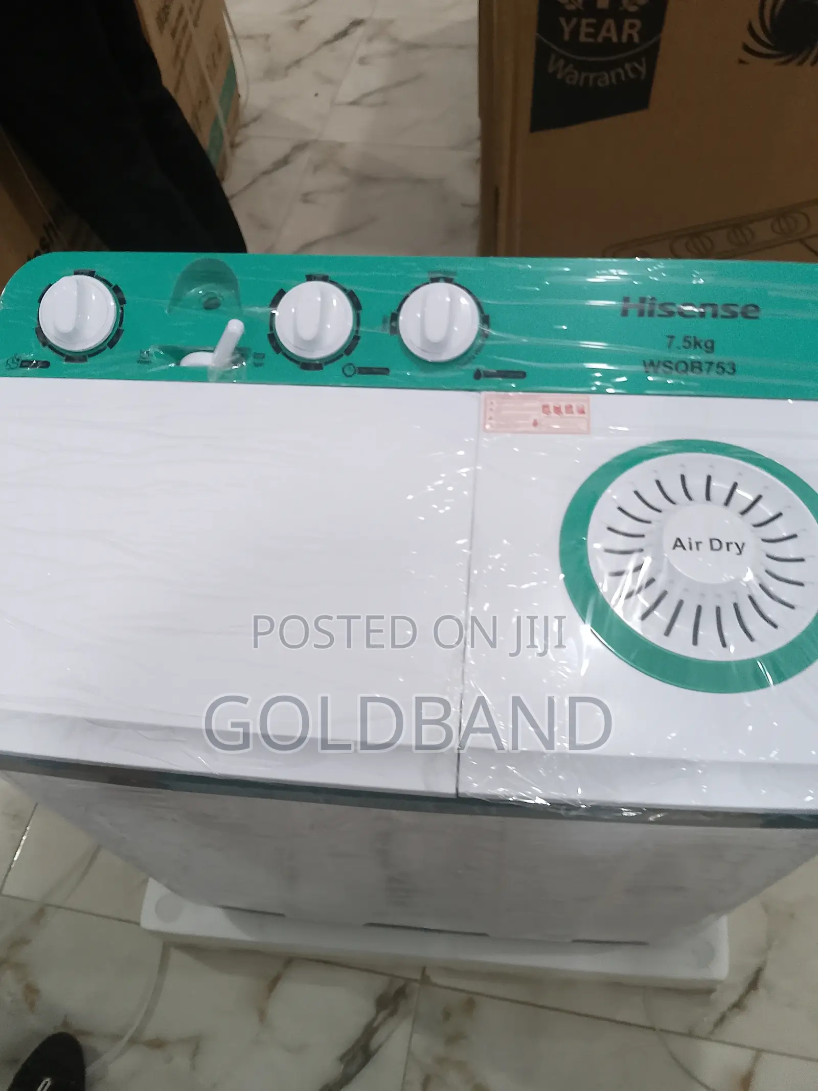 Best Selling WSQB753 Hisense 7.5kg Wash and Spin Machine
